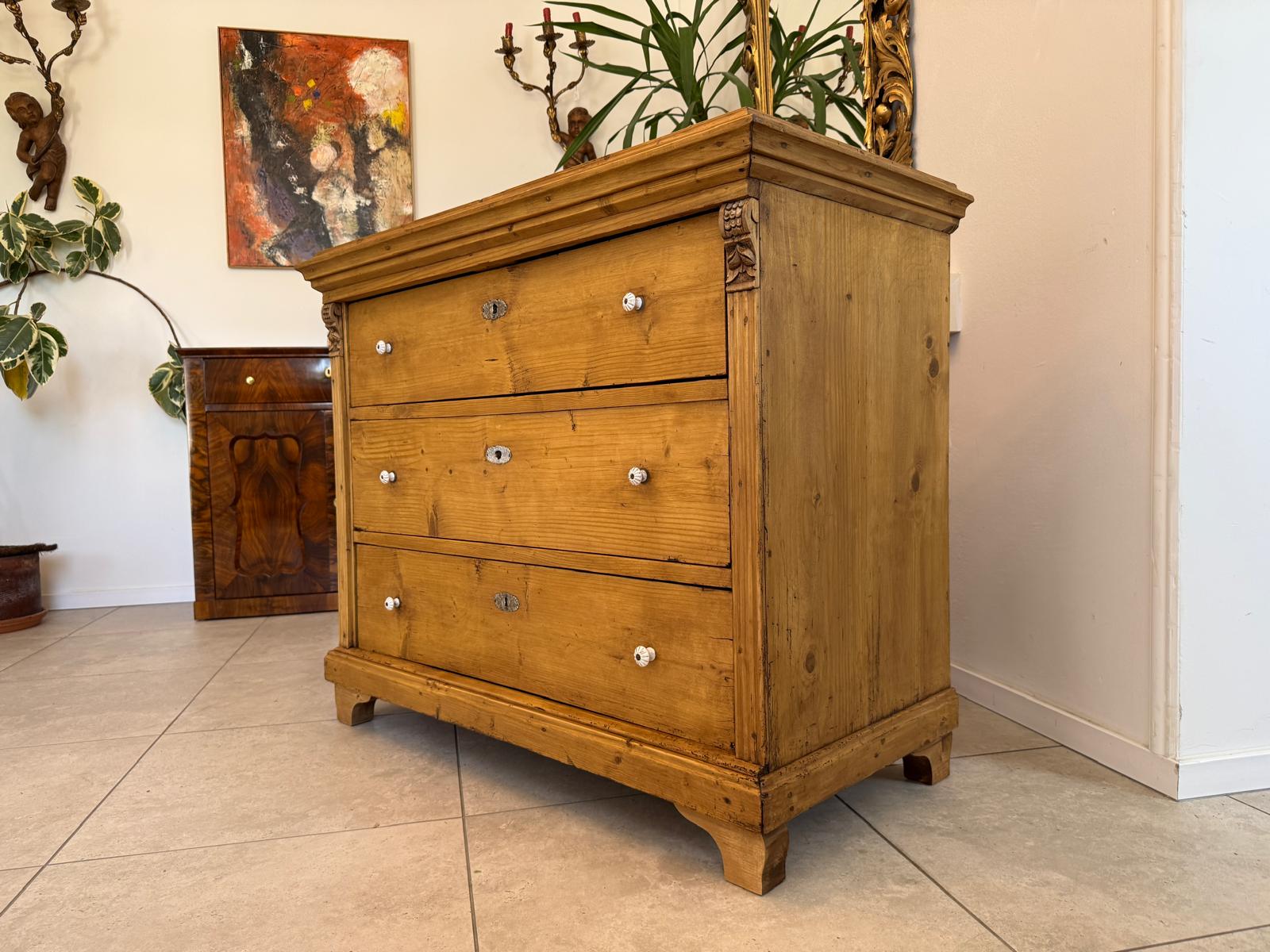 Restaurierte Biedermeier Kommode 3 Ladenkommode Antik ifantik D2485