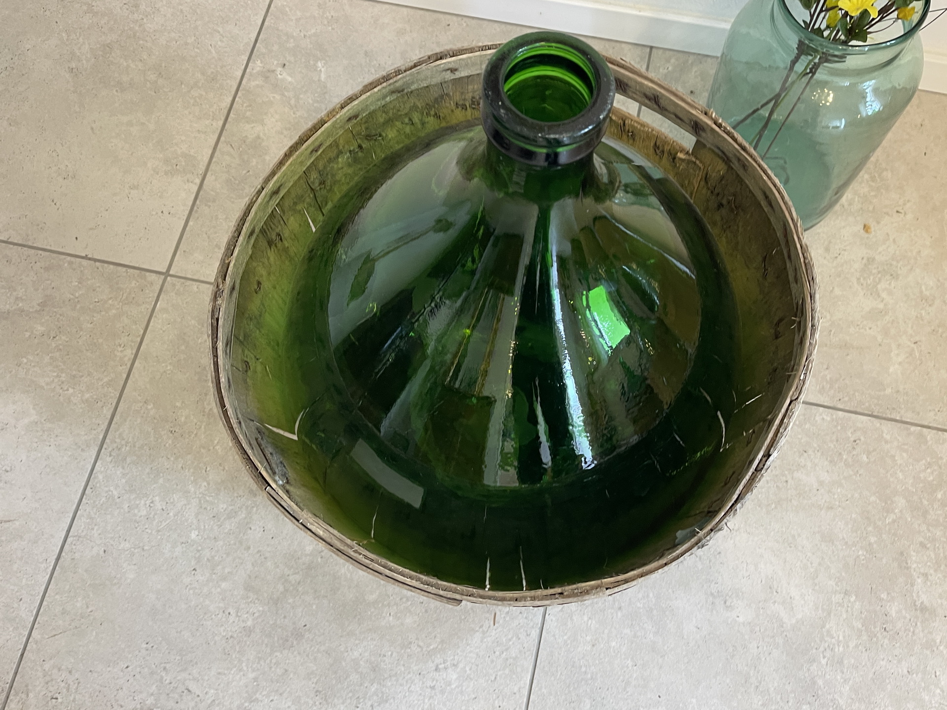 IMG_4414bl5O7f9Ma3pZO Alte Ballonflasche Weinballon, Gärballon, Ballonflasche A4729
