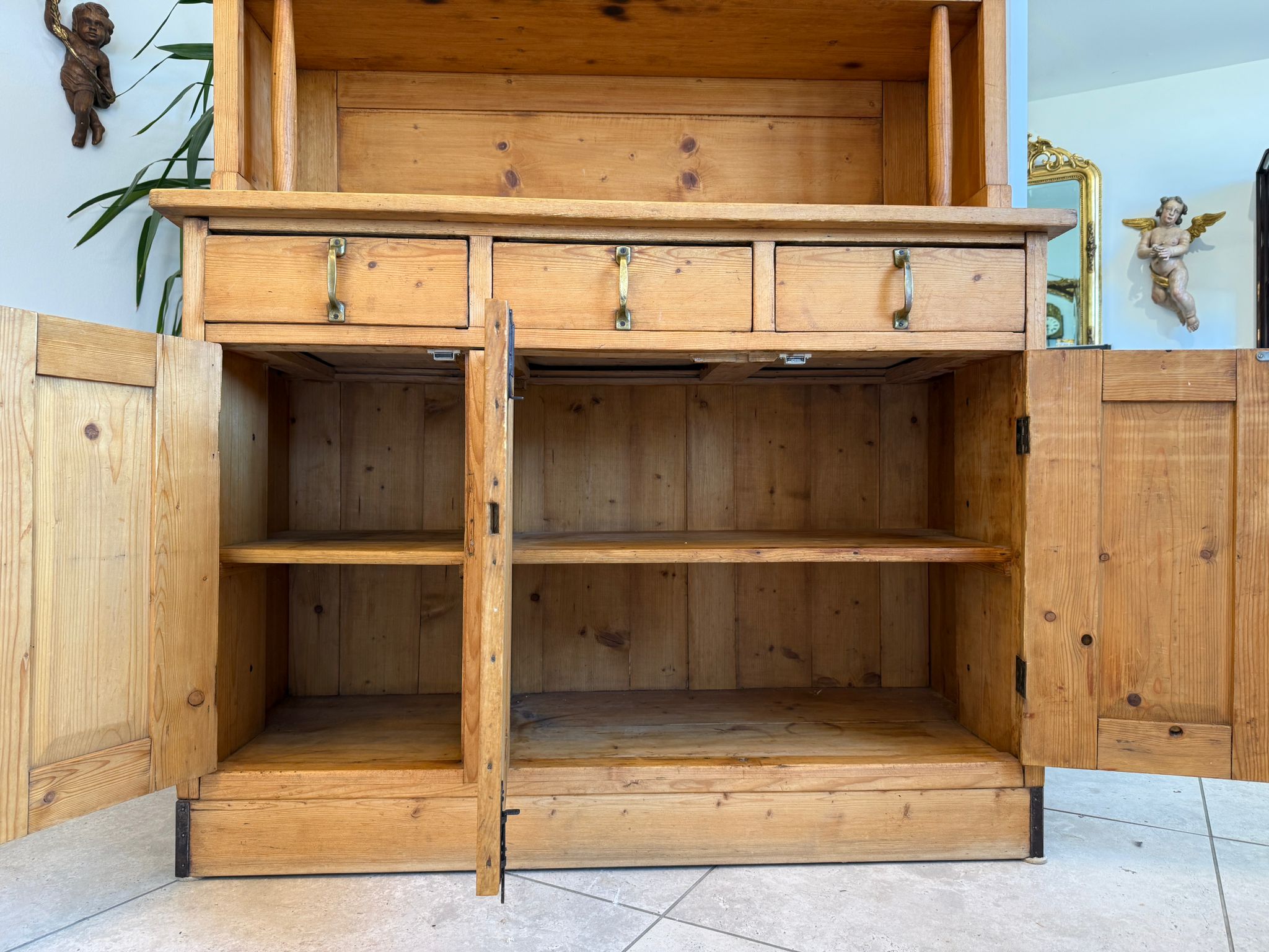 Jugendstil Küchenbuffet Küchenschrank Küchenkredenz Original D2330