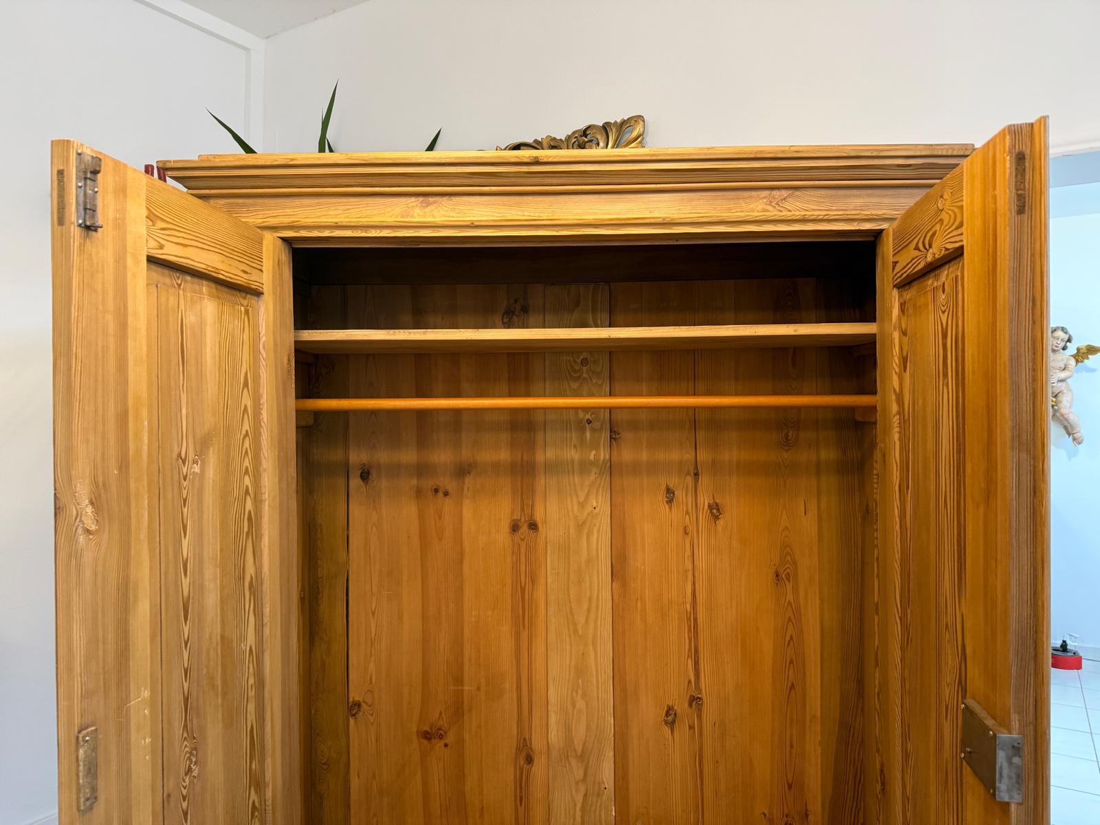 Originaler Bauernschrank Biedermeierschrank Hallenschrank Bauernkasten D1023