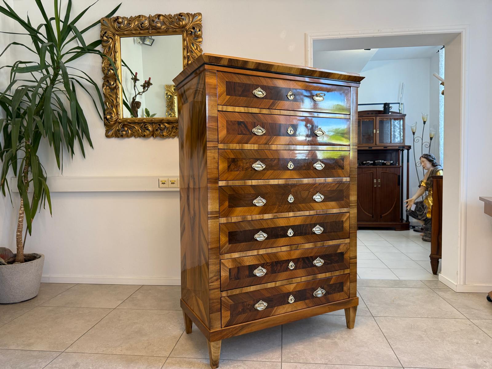 Sale Restaurierte Biedermeier 7 Ladenkommode Wochenkommode G1966