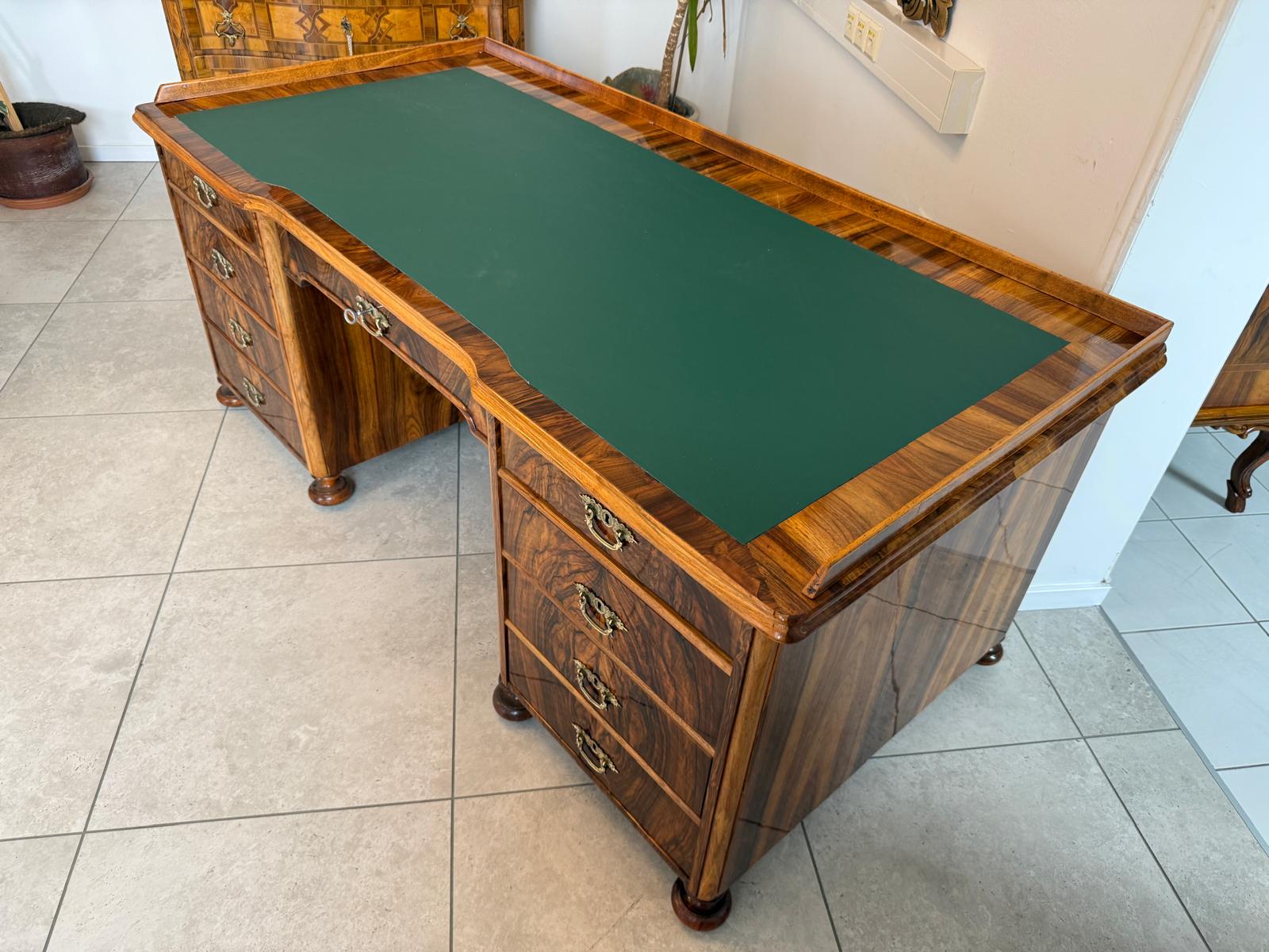 Restaurierter Großer Biedermeier Schreibtisch Sekretär D2678