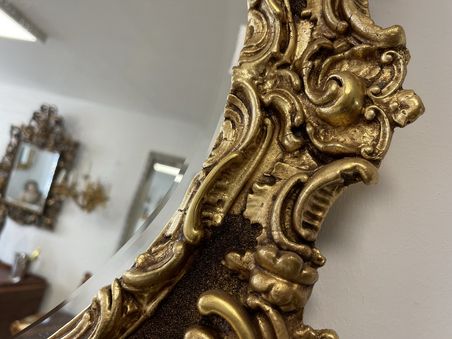 Barock-Biedermeier_134LaQJGNKsJkHBV Florentinerspiegel Venezianer Museumsexemplar i1993