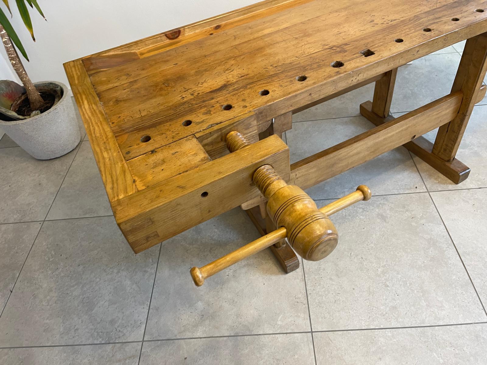 Sale Restaurierte Hobelbank, Werkbank, Küchentisch Bauernmöbel A5484