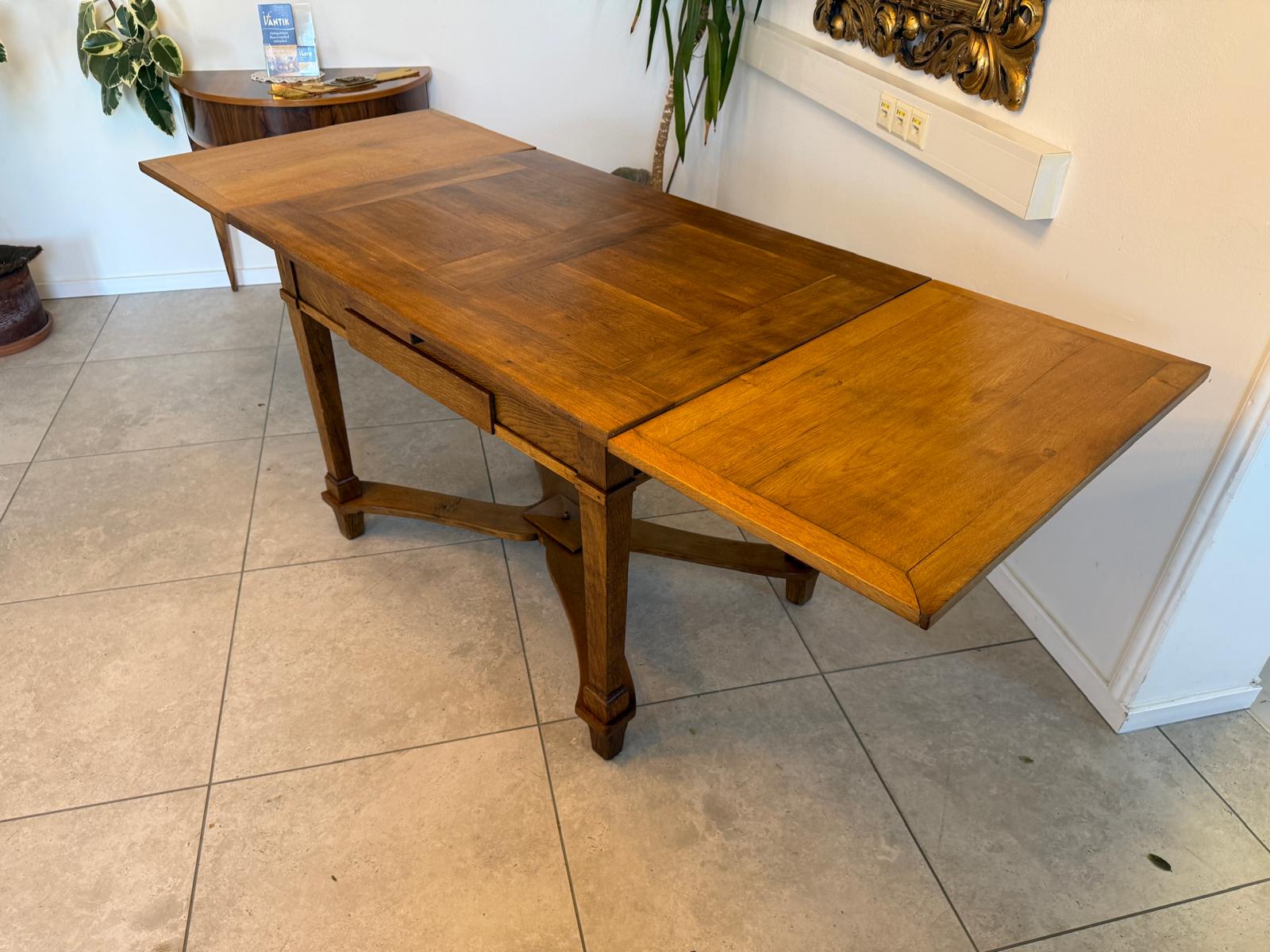 SALE Originaler Biedermeier Auszugtisch Kassettentisch Antiquität G2162