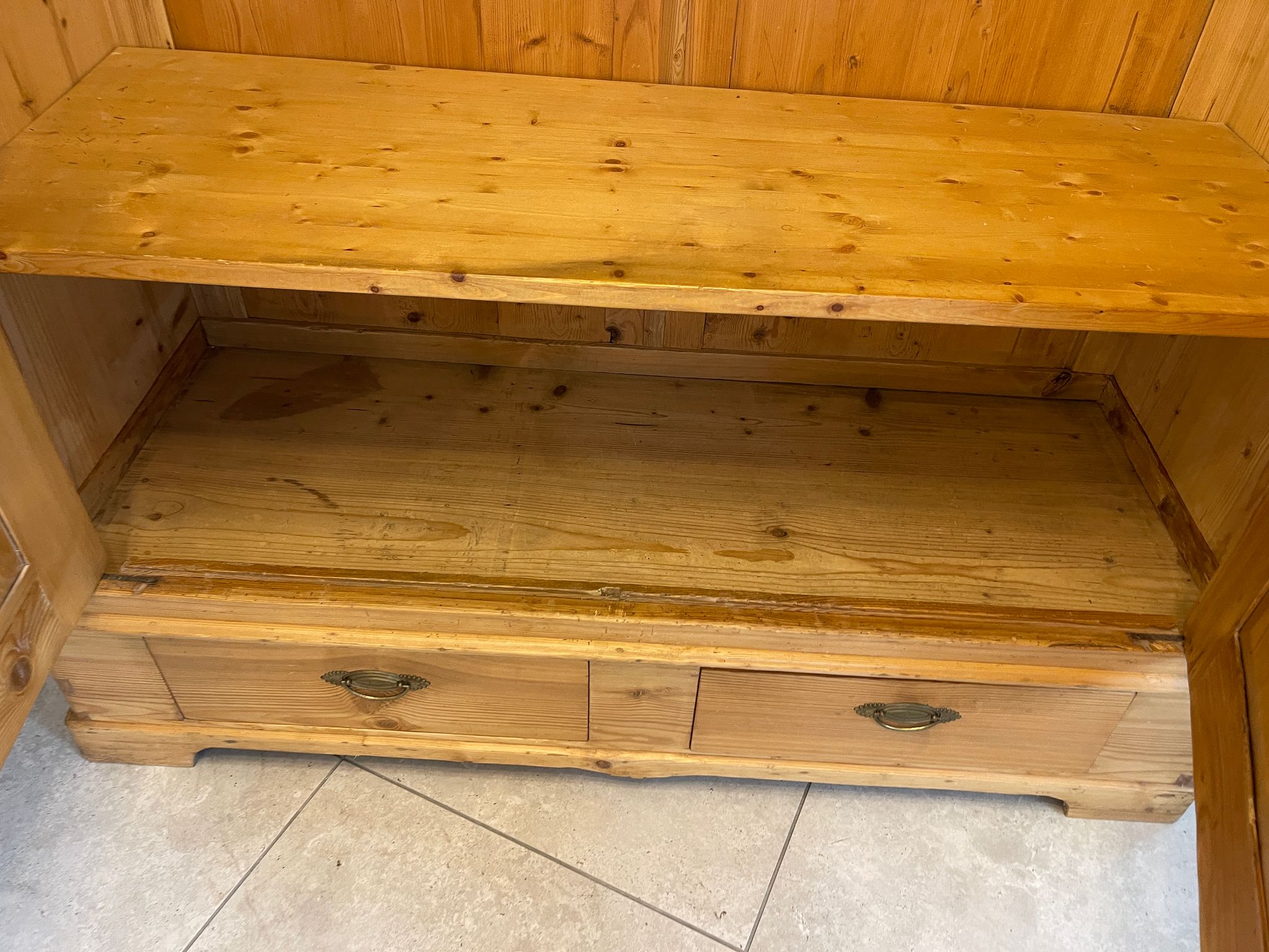 Sale Biedermeier Bauernschrank Naturholzschrank Bauernkasten G1516