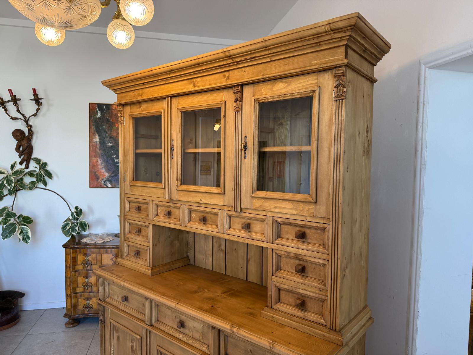 Gründerzeit Küchenkredenz Bauernschrank Bauernkredenz D2818