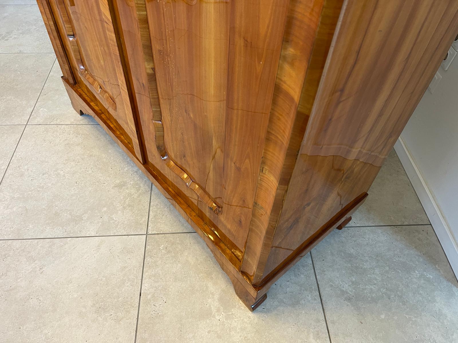 cb27b039-47bb-4e0e-9dd0-d5a05a1363c6 Sale Original Biedermeier Schrank Kasten Restauriert Kirschholz A5109