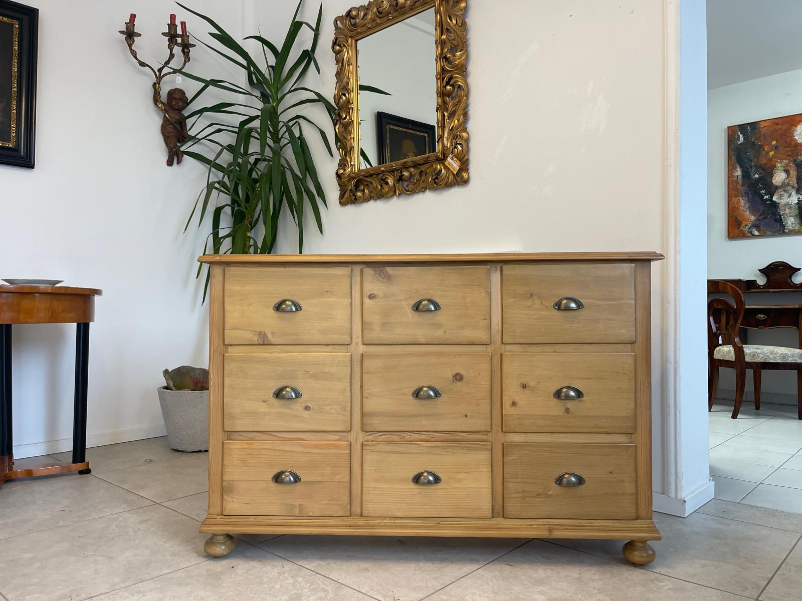 Bäuerliche Kommode 9 Ladenkommode Landhausmöbel Weichholzmöbel G1252