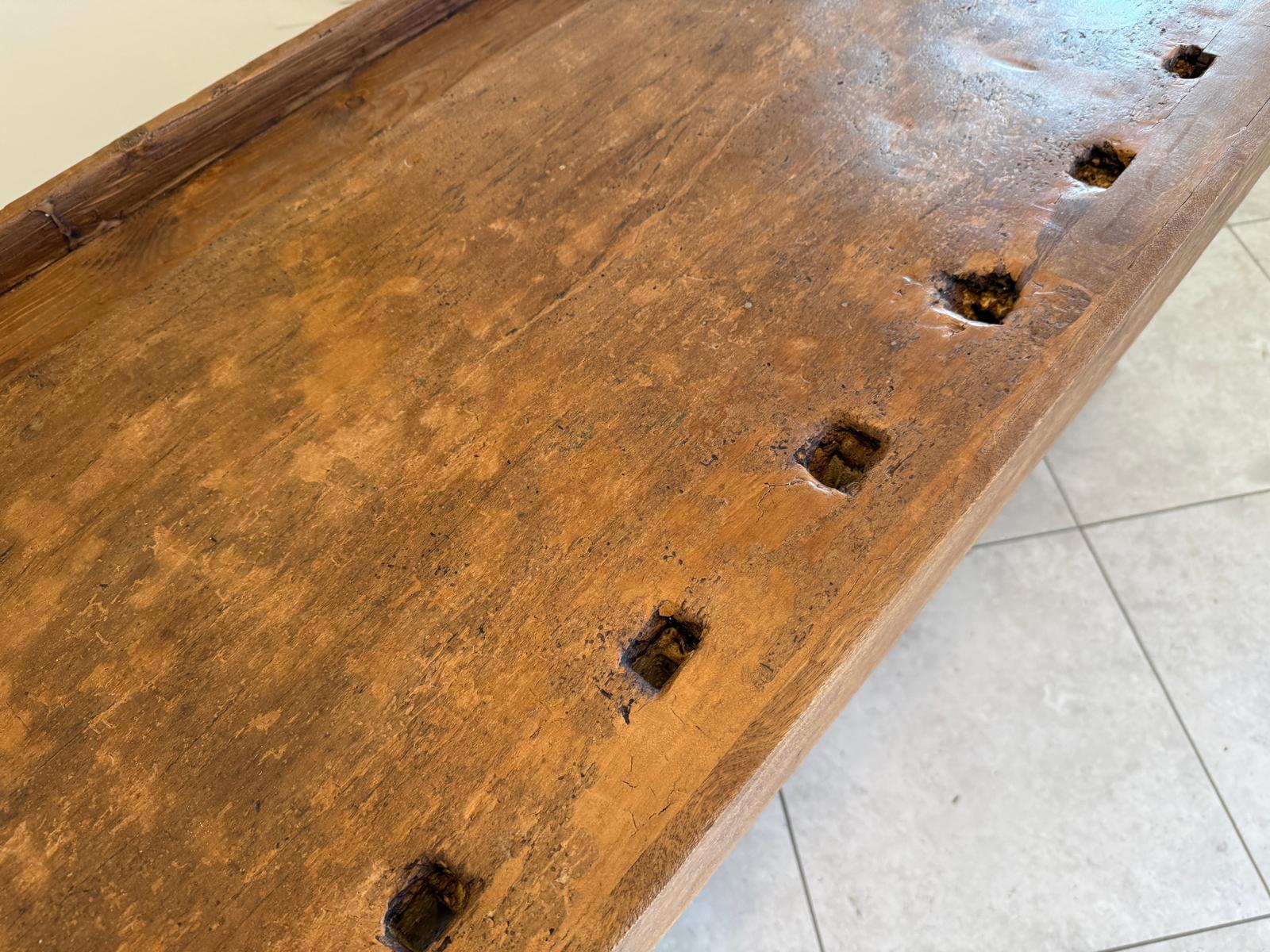 Urige Hobelbank Werkbank Pult Tresen Ladenschrank Antik G2191