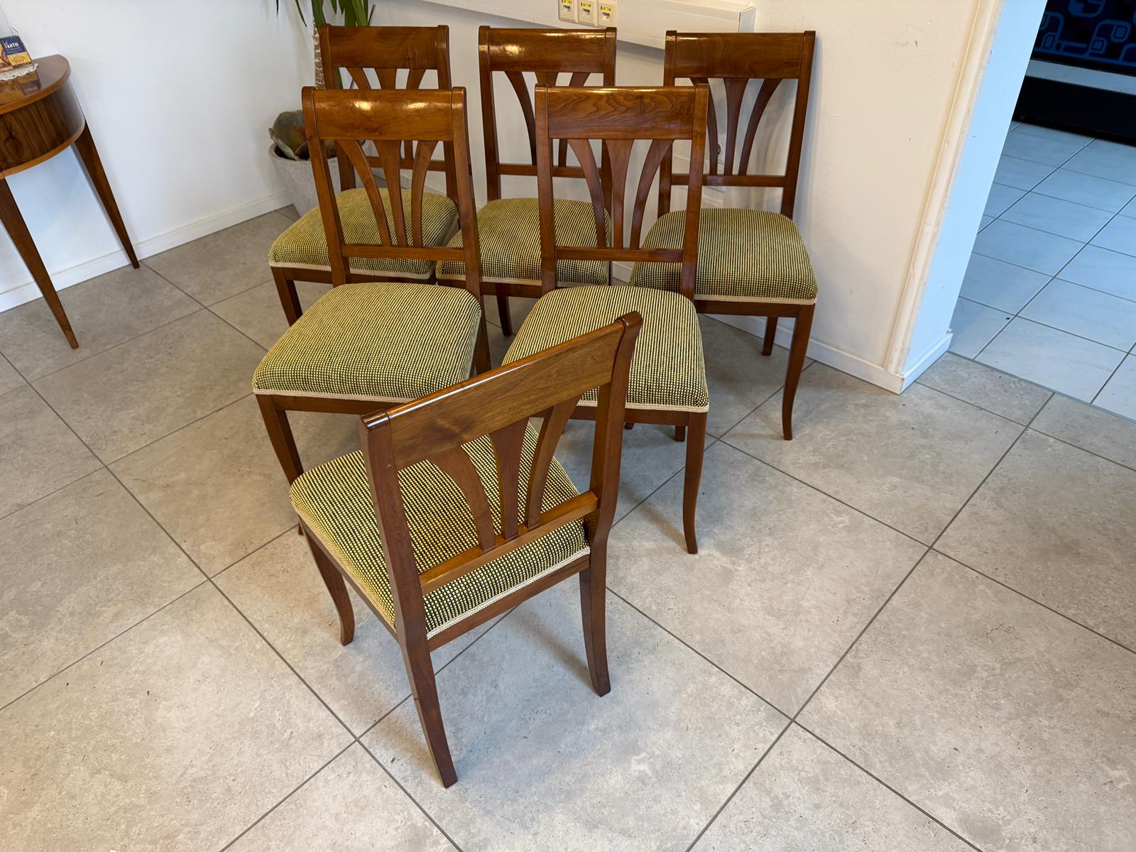 6er Ensemble Stilsessel Biedermeier Zeit Biedermeier Stil Stilmöbel D1092
