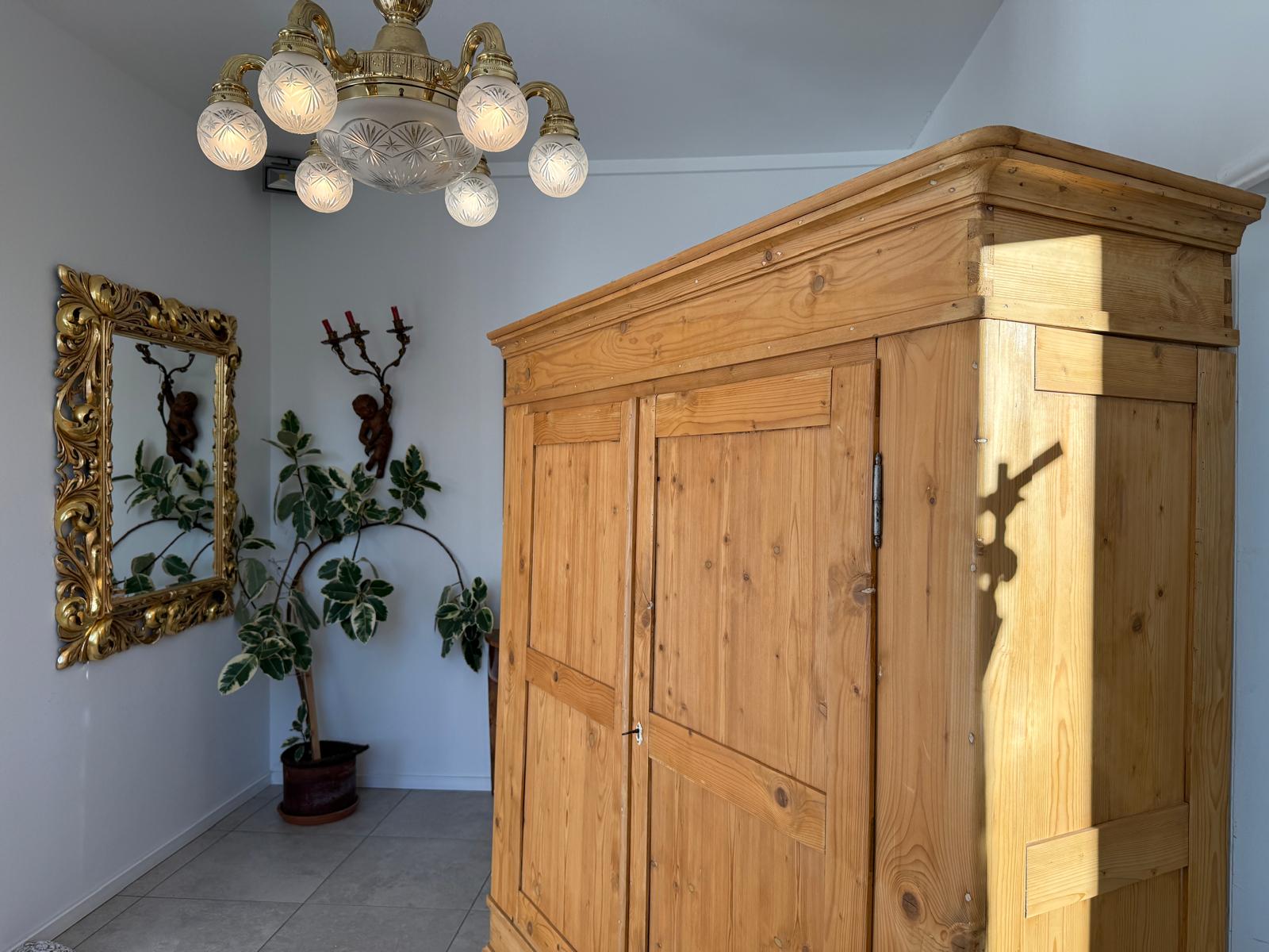 Originaler Bauernschrank Biedermeierschrank Hallenschrank Bauernkasten G2177