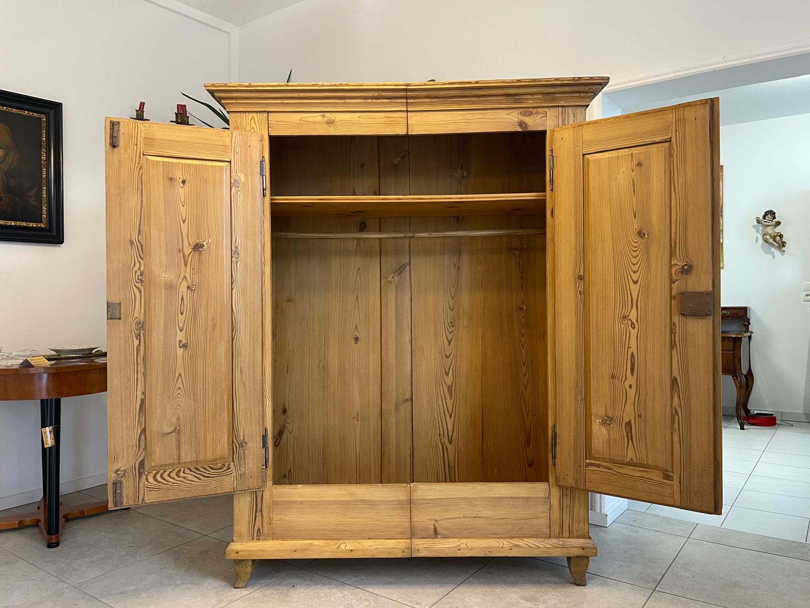 Sale Restaurierter Traum Biedermeier Bauernschrank Naturholzschrank G1249