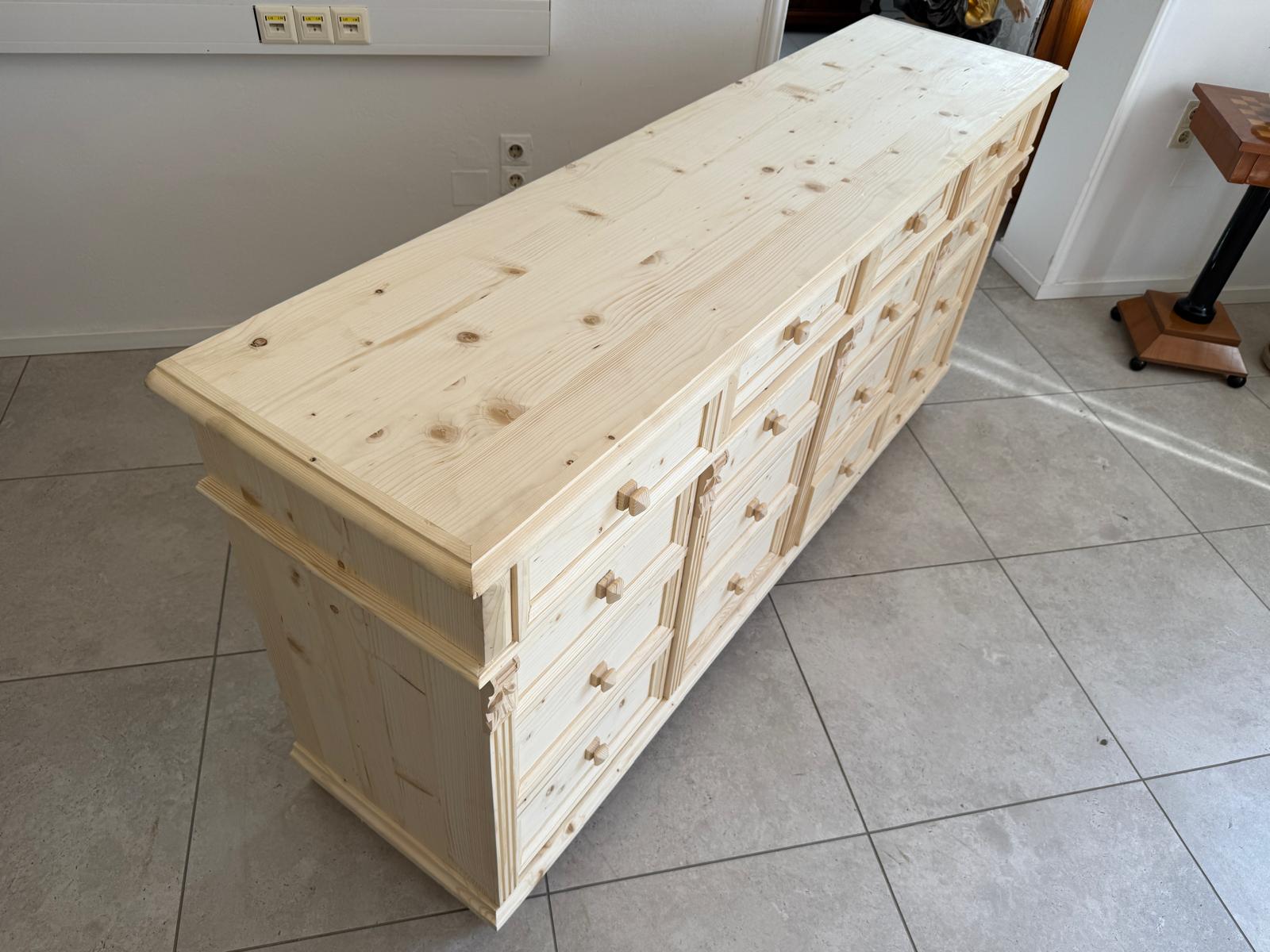 Massivholzkommode Ladenkommode Bauernmöbel Bauernmöbel Bauernschrank G1866