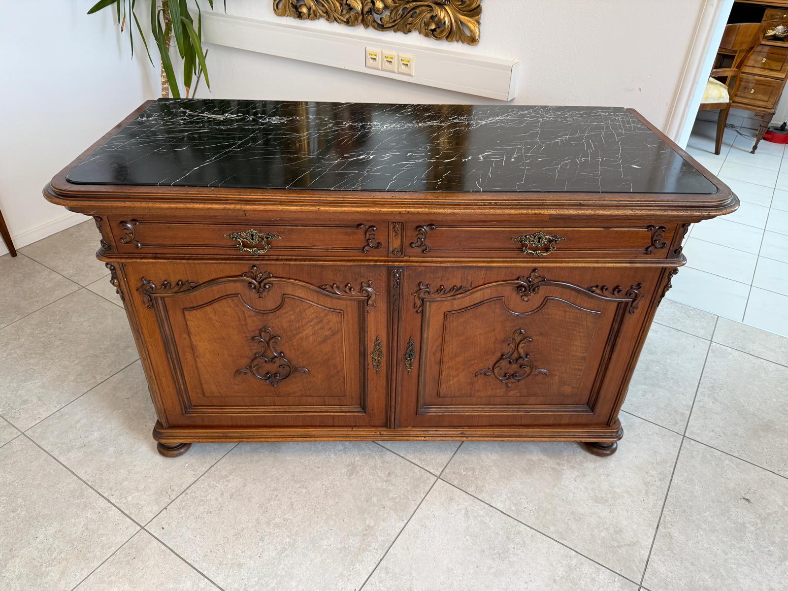 Originale Pfeiferlbarock Anrichte Barschrank Buffet Altarschrank D1009