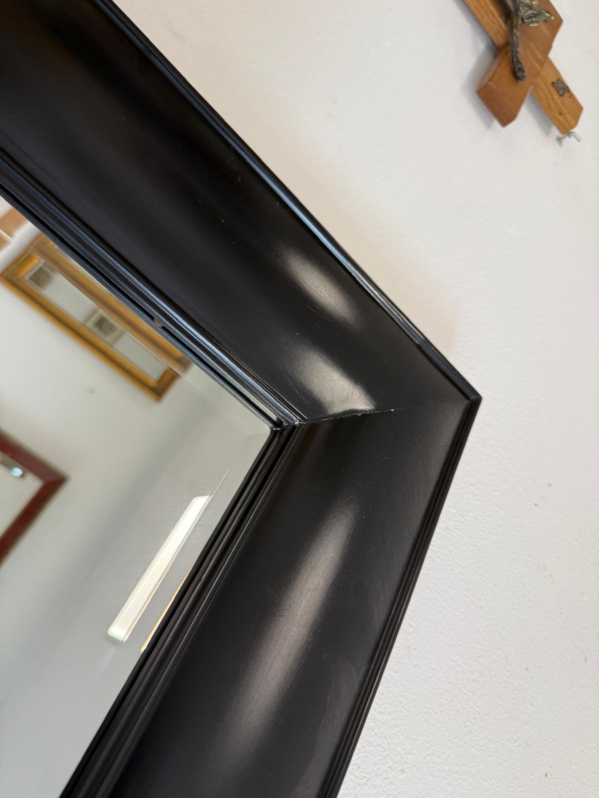 Wandspiegel schwarz Holz | Dekospiegel Elegant D2506