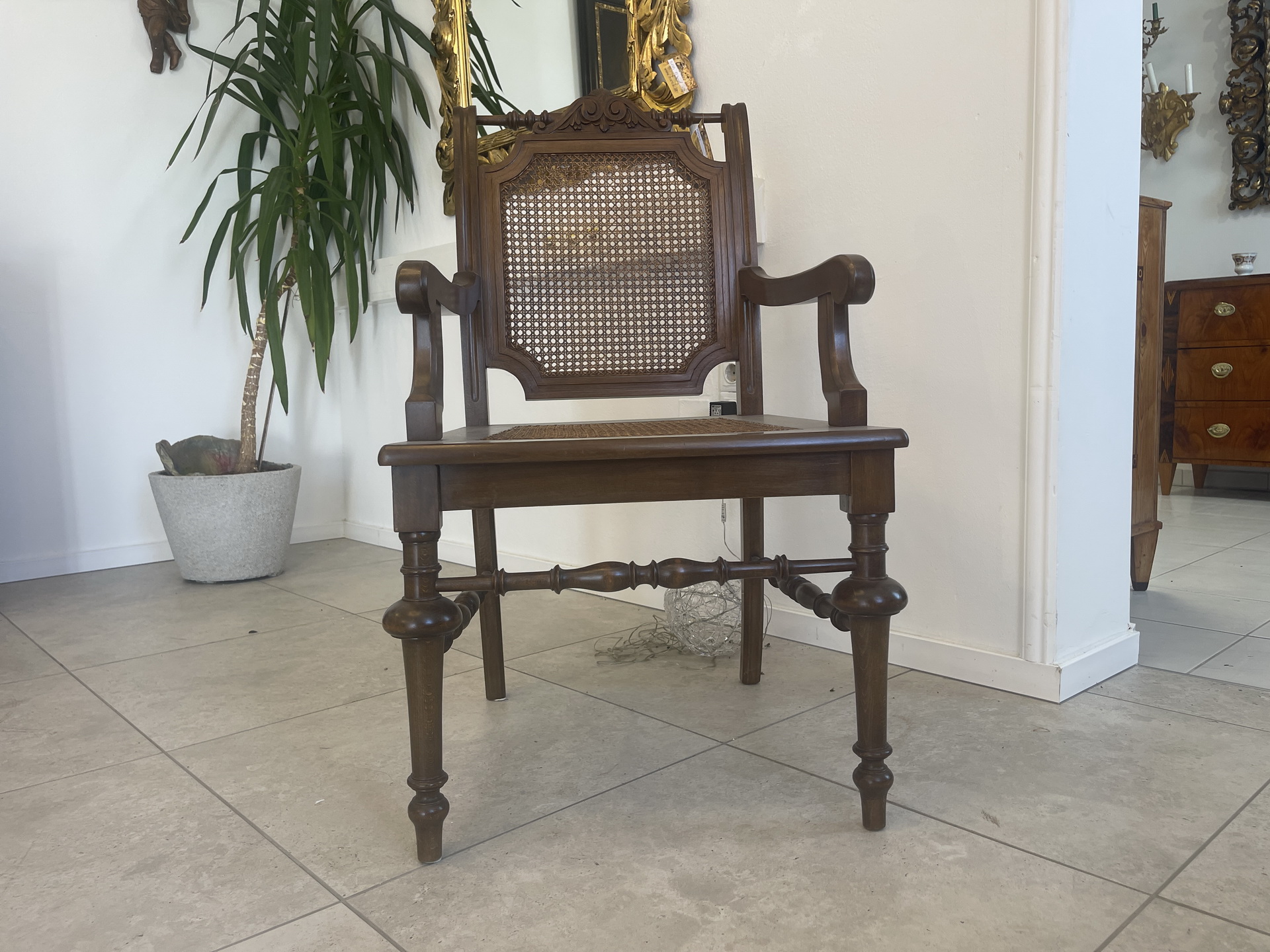 originaler Historismus Fauteuil Armlehnstuhl B1795