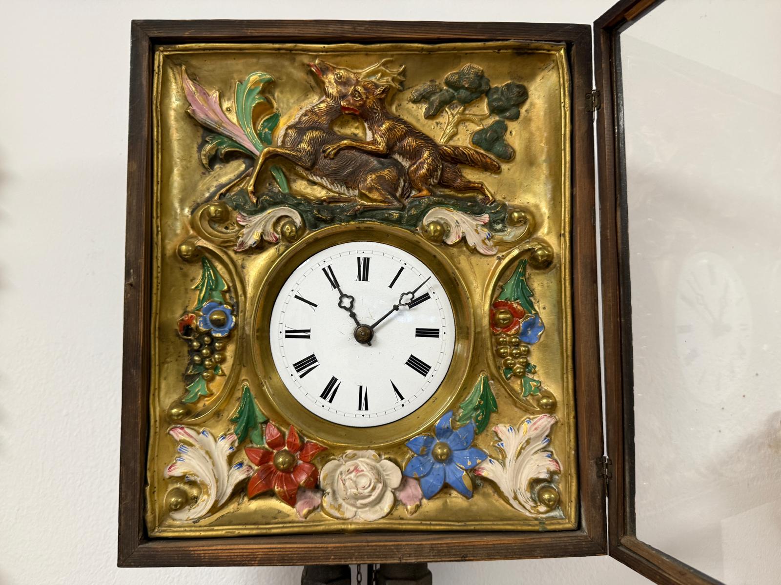 Comtoise Frankreich Wanduhr Rarität Lyrapendel G2324