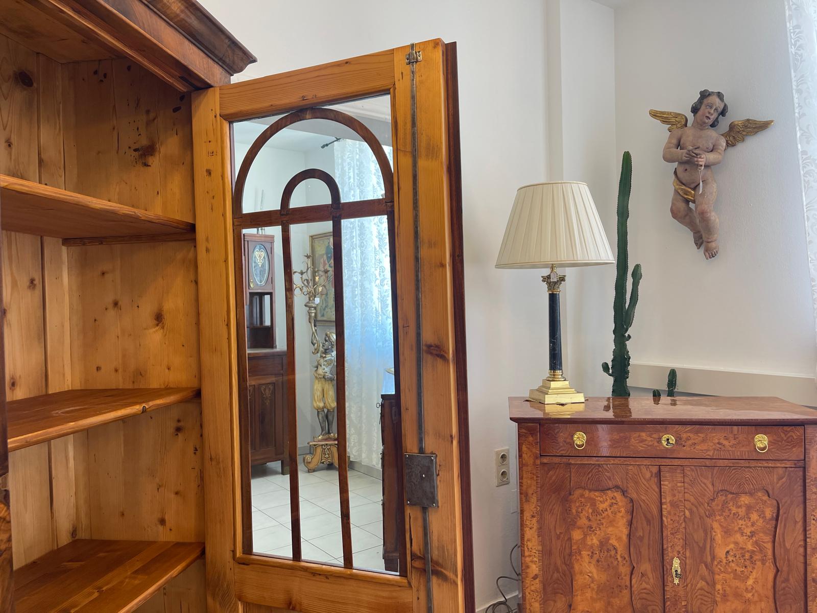 TRAUM Restaurierte Biedermeier Vitrine Bücherschrank Glasschrank ANTIQUITÄT G1371