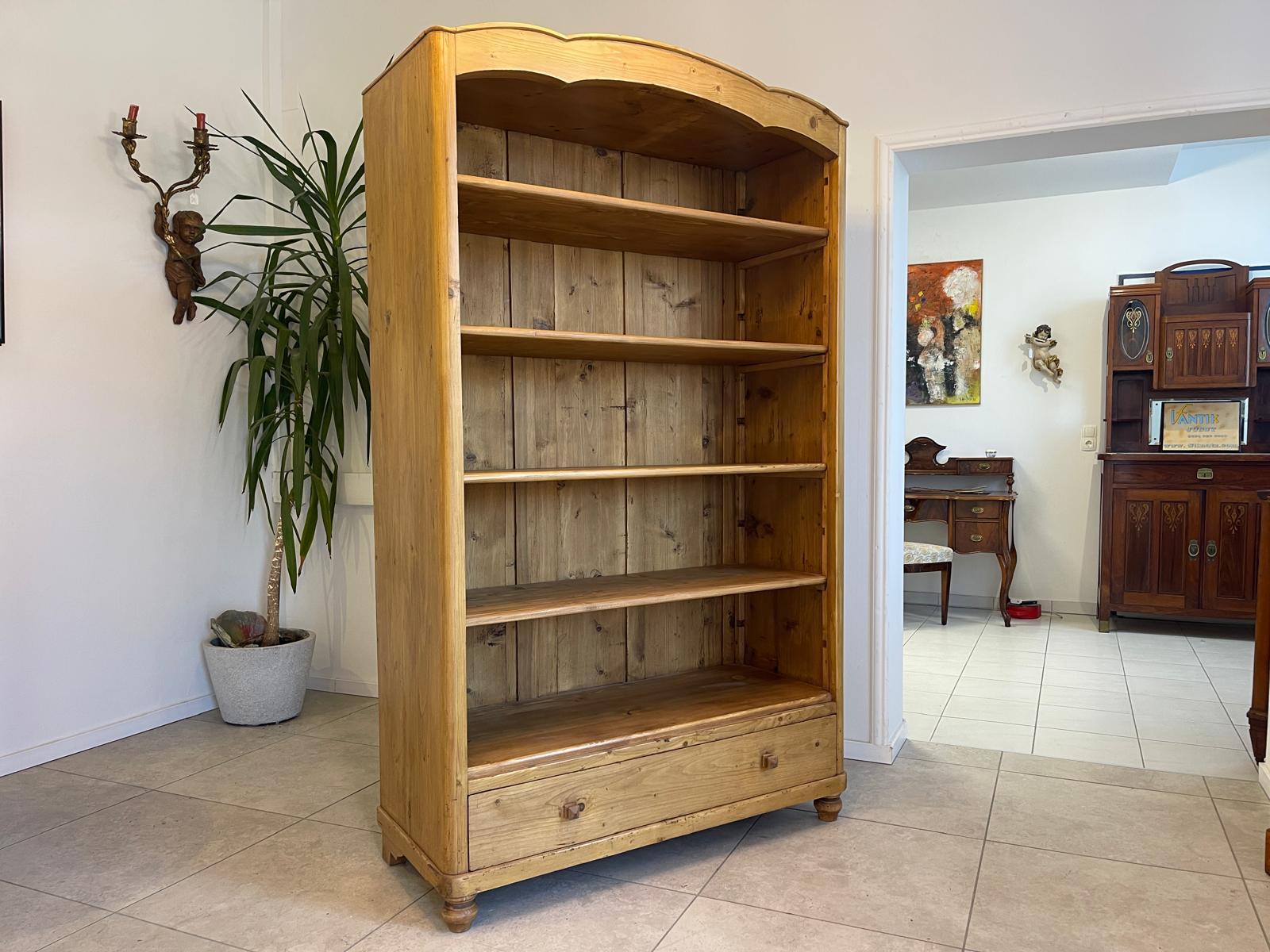 Altes Bäuerliche Stellage Regal Bauernmöbel - Altbauernkasten Bücherkasten G1365