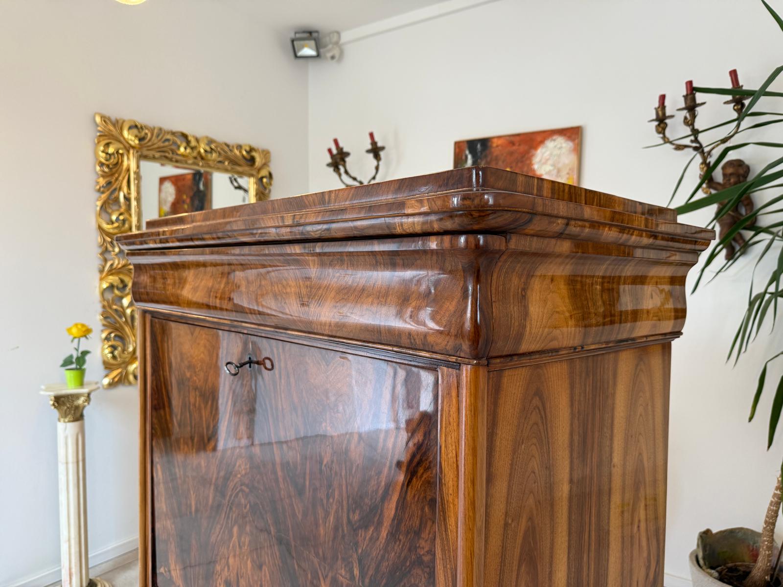 Sale Restaurierter Spätbiedermeier Standsekretär Schellack G1816