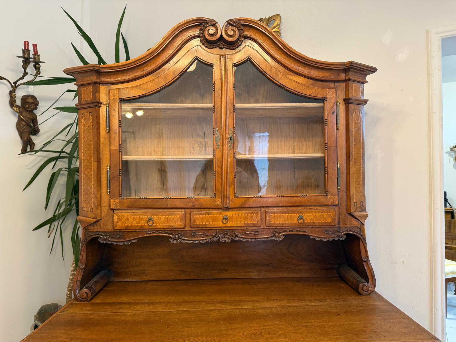 Originaler Josefinischer Aufsatzsekretär Aufsatzkommode Antiquität G2371