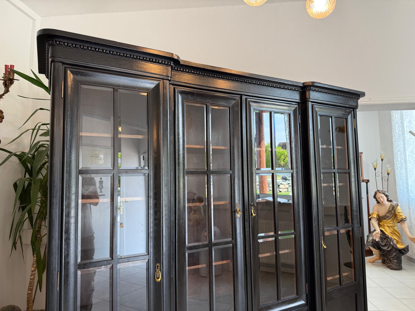 Traum Jugendstil Bücherschrank Büchervitrine Vitrine G1917