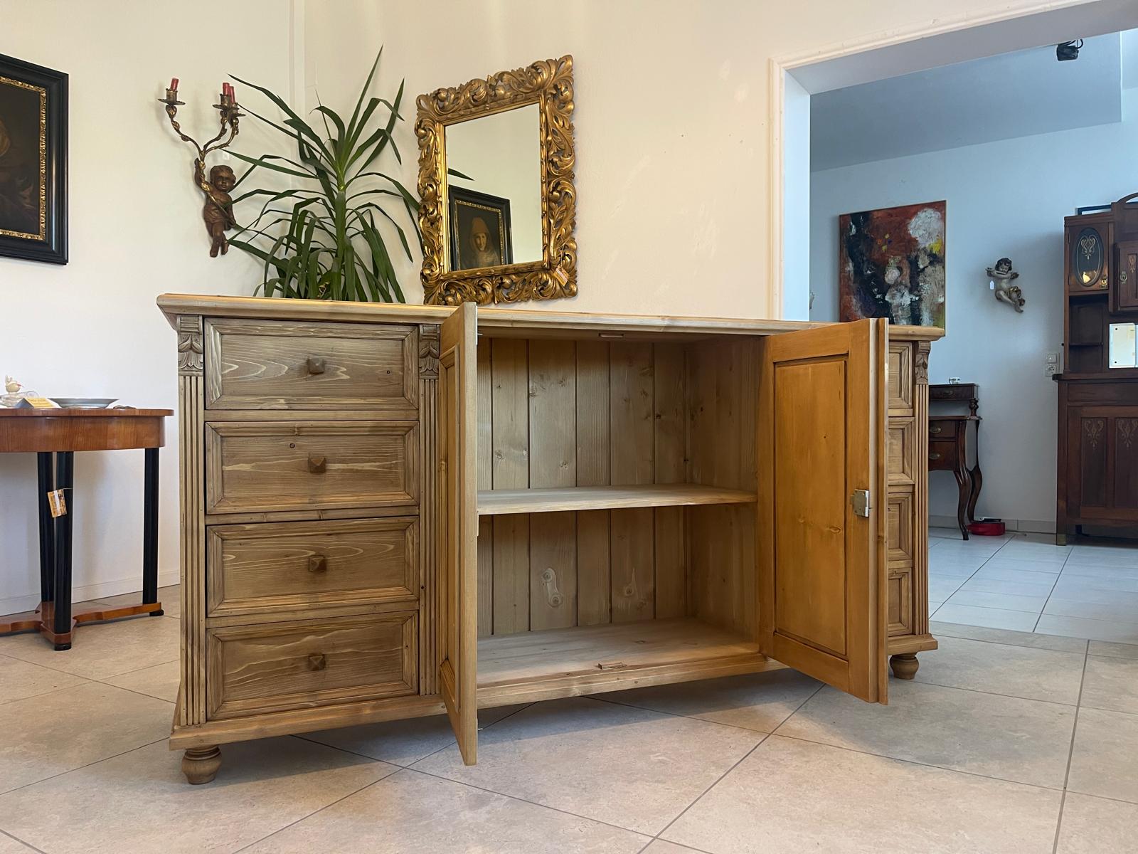 Massivholzkommode Ladenkommode Bauernmöbel Bauernmöbel Bauernschrank G1298