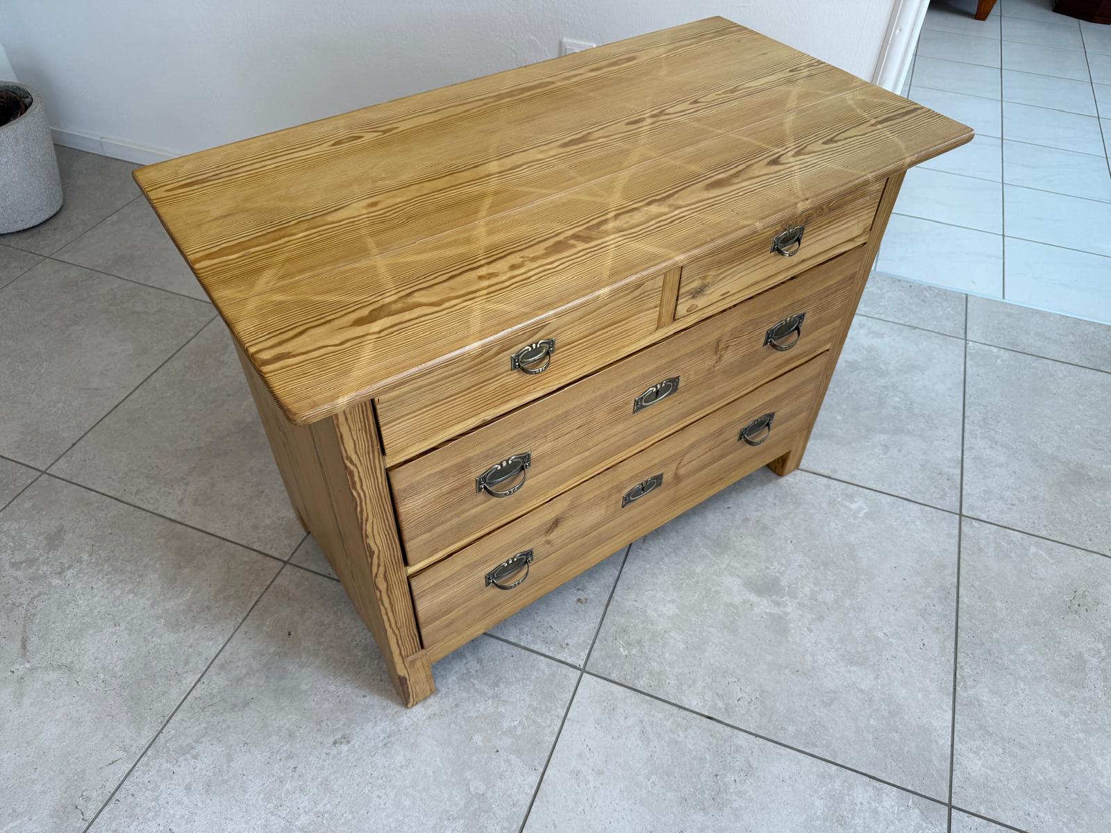 Originale Jugendstil 4 Laden Kommode Anrichte Bauernmöbel G1841