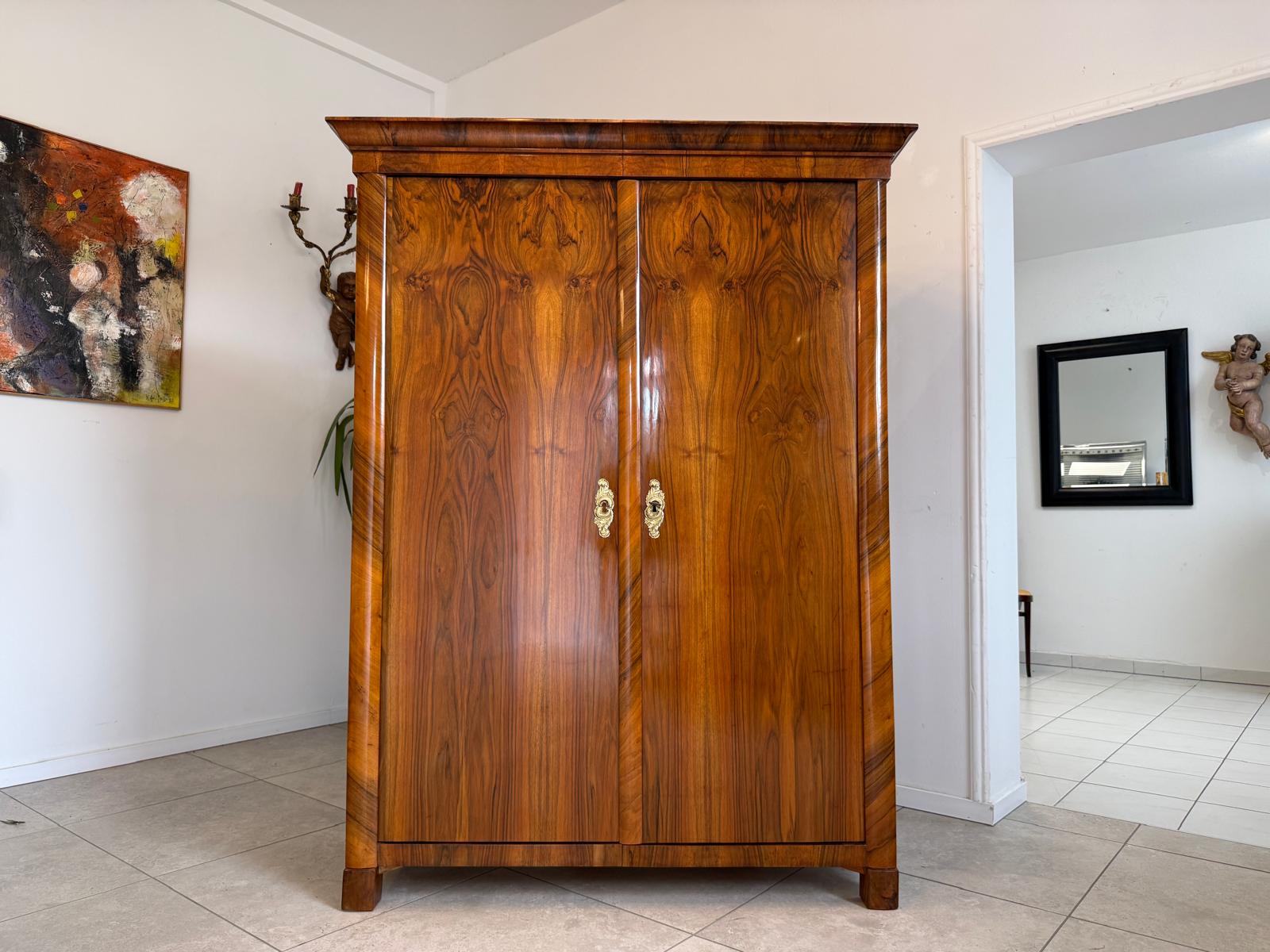 SALE Biedermeier Schrank Kleiderkasten Hallenschrank Antiquität Restauriert D2870