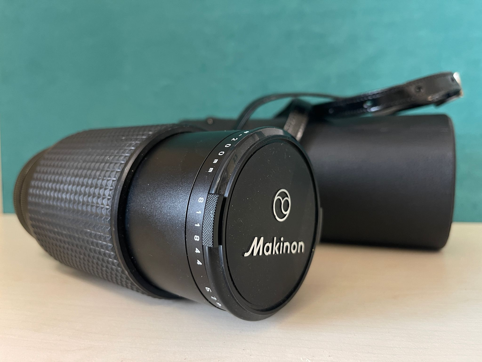 Auto Makinon Zoom 80–200mm f/3.5 – Vintage Teleobjektiv mit Tasche Foto5