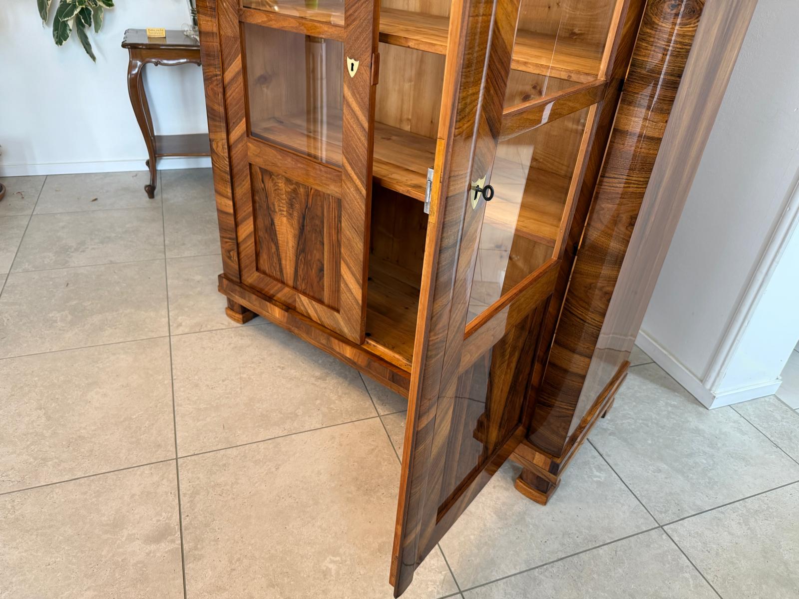 SALE Biedermeier Vitrine Bücherschrank Sammlervitrine Sammlerschrank Antiquität G1817