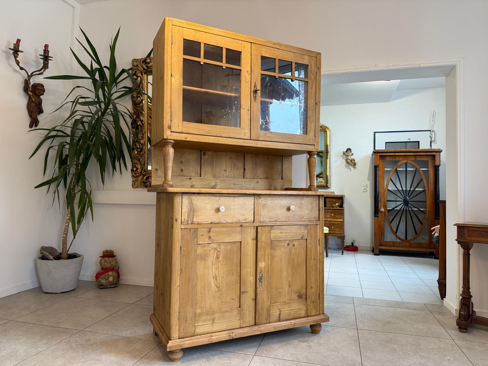 Jugendstil Küchenschrank Küchenkredenz Antik G2333