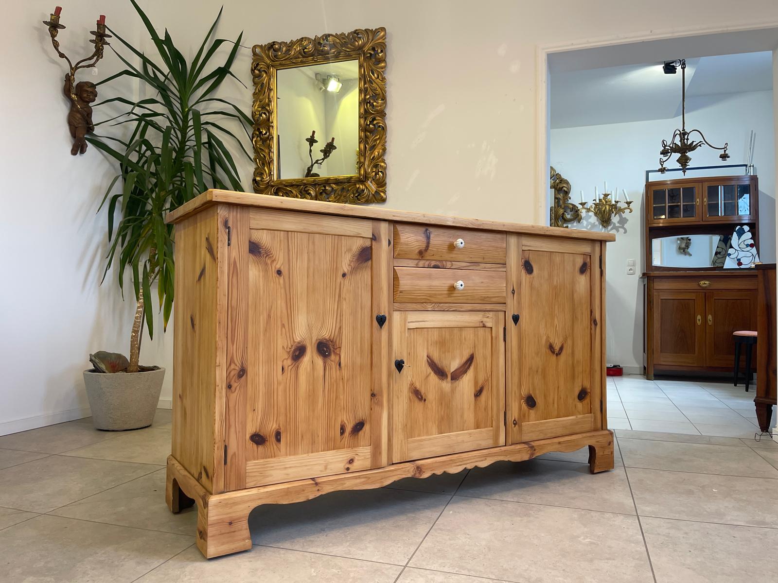 Zirbenholz Anrichte Sideboard Schrank Bauernmöbel A5167