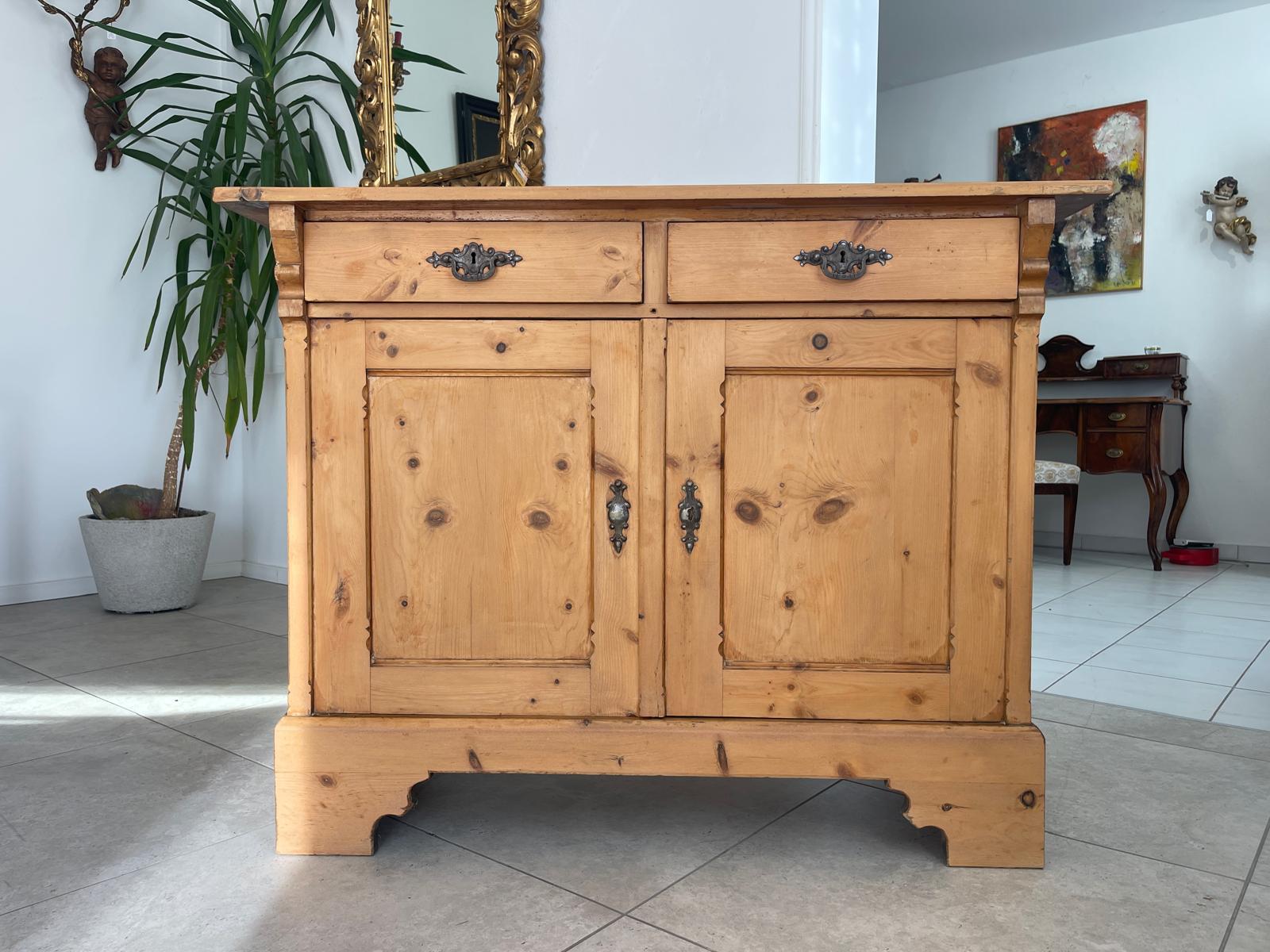 Zirbenholz Anrichte Sideboard Schrank Bauernmöbel G1308