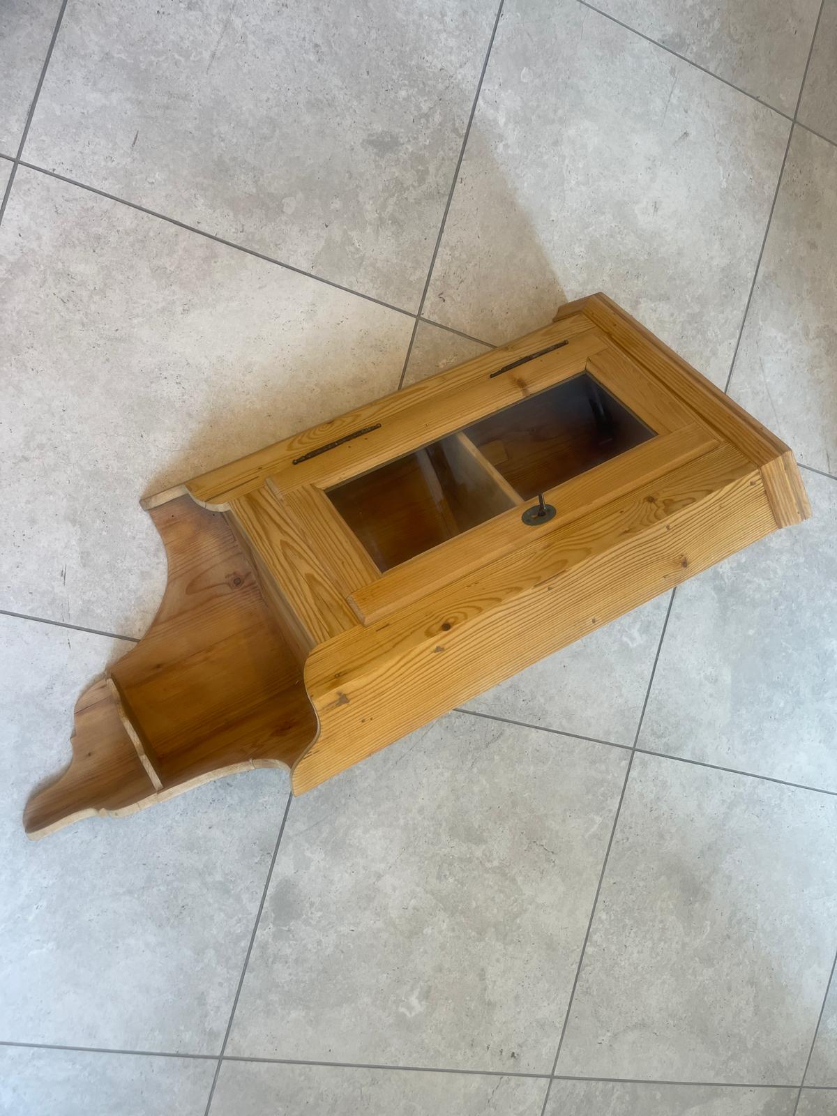 Bäuerliches Eckkasterl Bauernkasterl Eckregal Biedermeier Möbel G1597