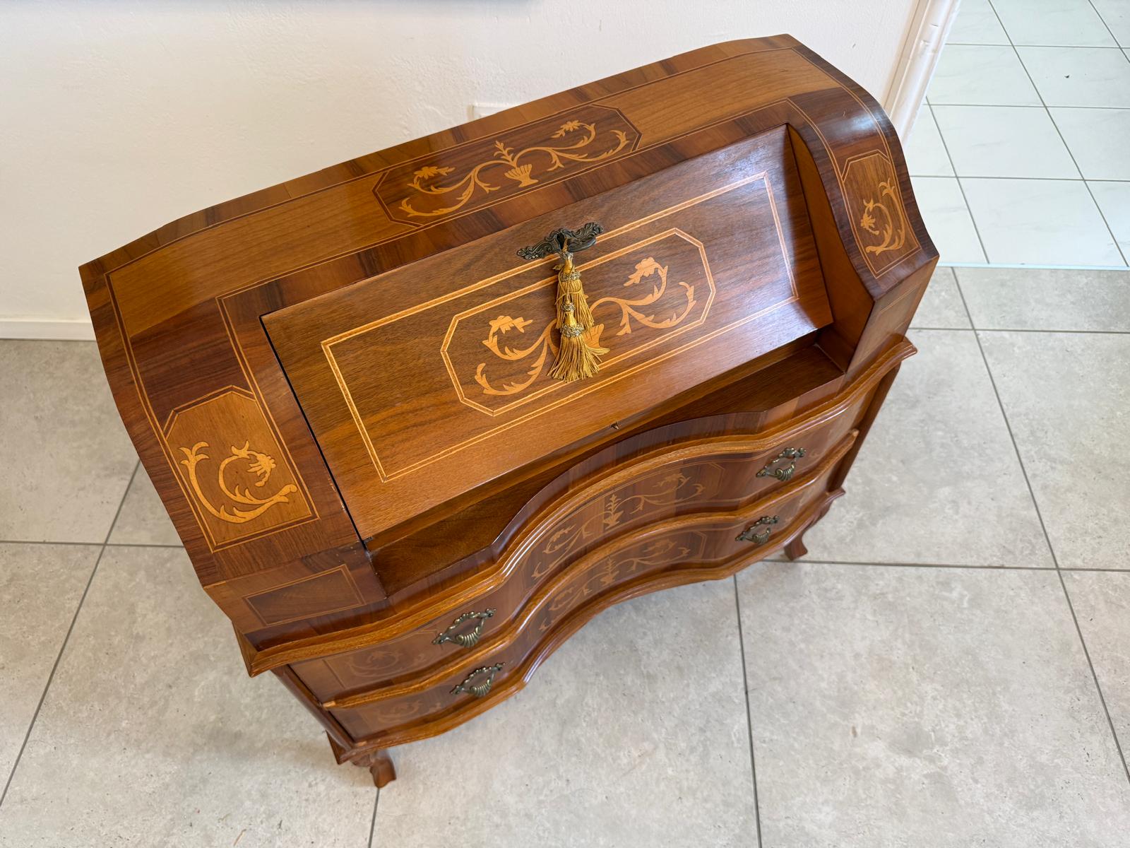 Sekretär Schreibsekretär Barockstil Marketerien D2808