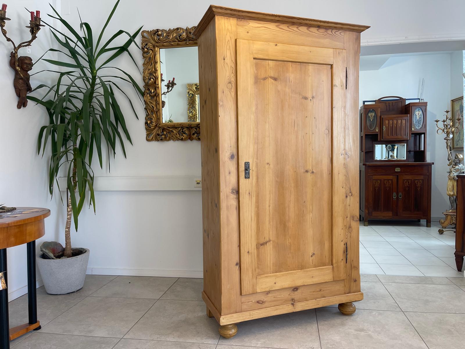 Biedermeier Bauernschrank Naturholzschrank Bauernmöbel Bauernstube G1322