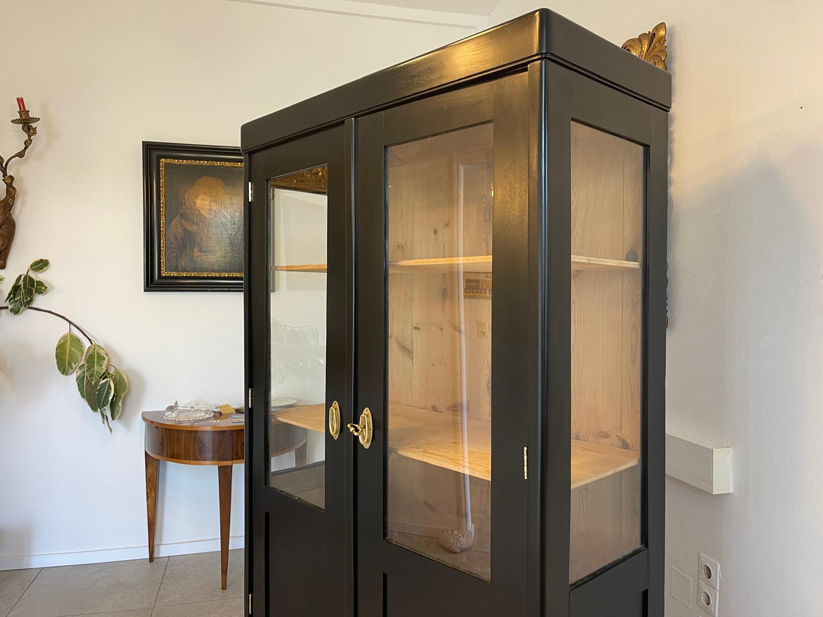 Sale Jugendstil Vitrine / Bücherschrank/ Antiquität Designermöbel G1183