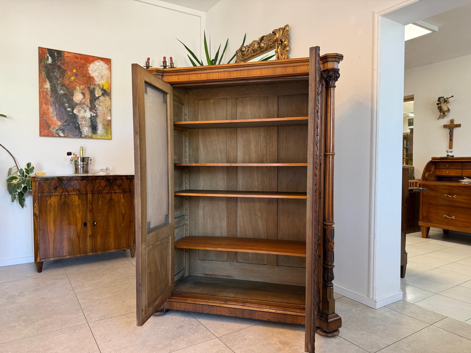 Originale Gründerzeit Anrichte Schrank Vertiko Schrank G1996