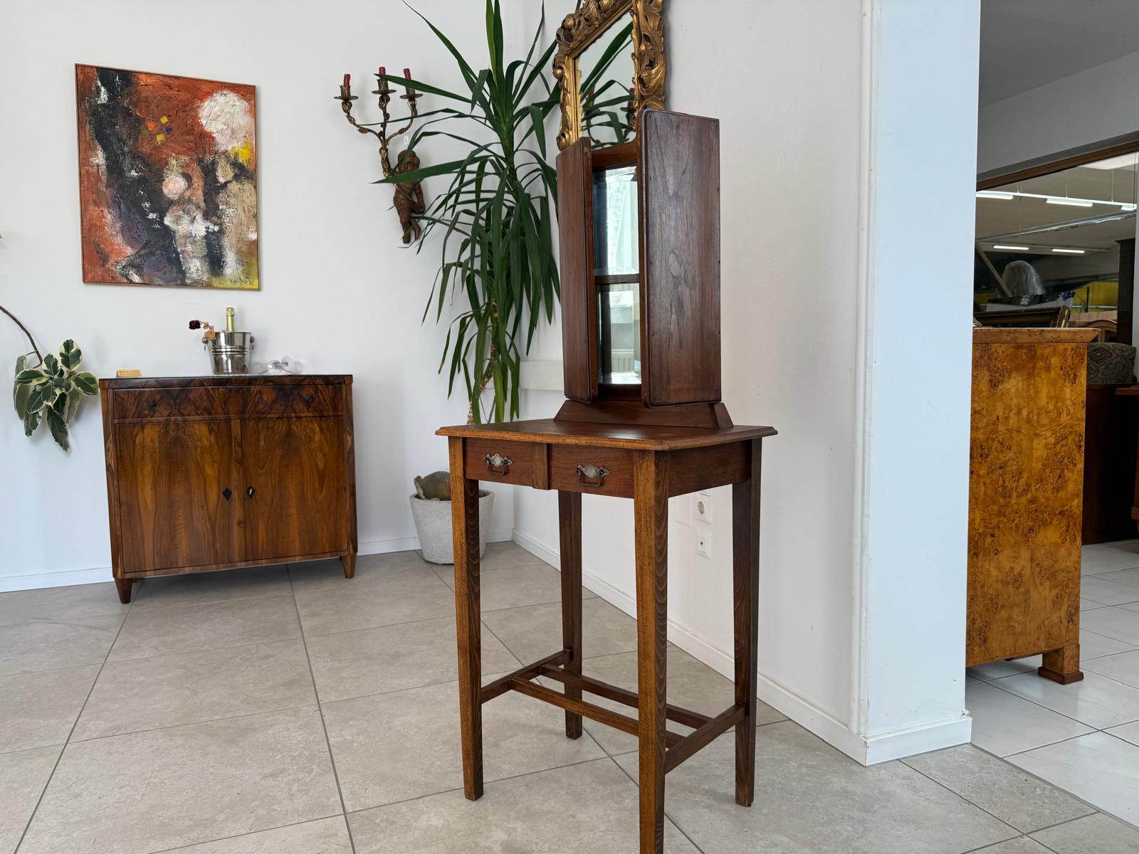 Restaurierter Jugendstil Tisch Schminktisch Beistelltisch G1958