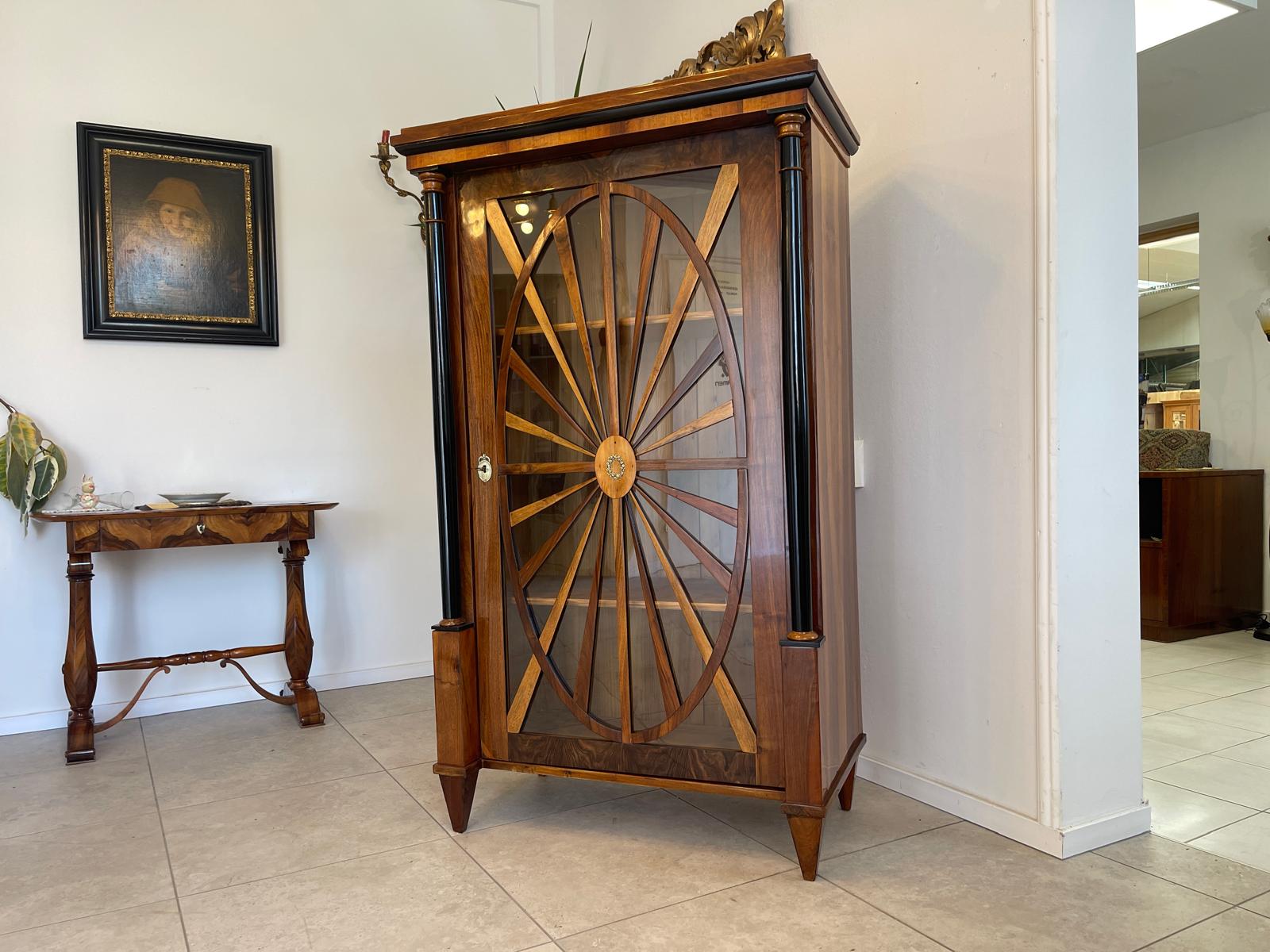 Sale Empire Vitrine Sonnenvitrine Bücherschrank Antiquität G1372