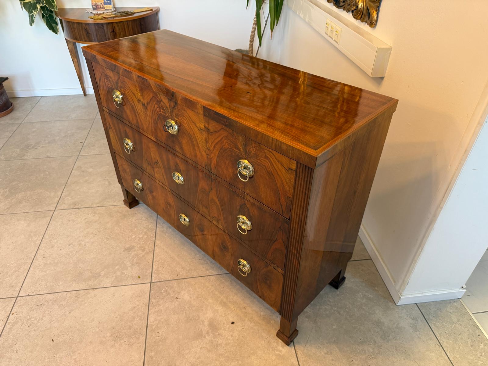 Sale Restaurierte Biedermeier Kommode Nussholz Antiquität 1840 G2161