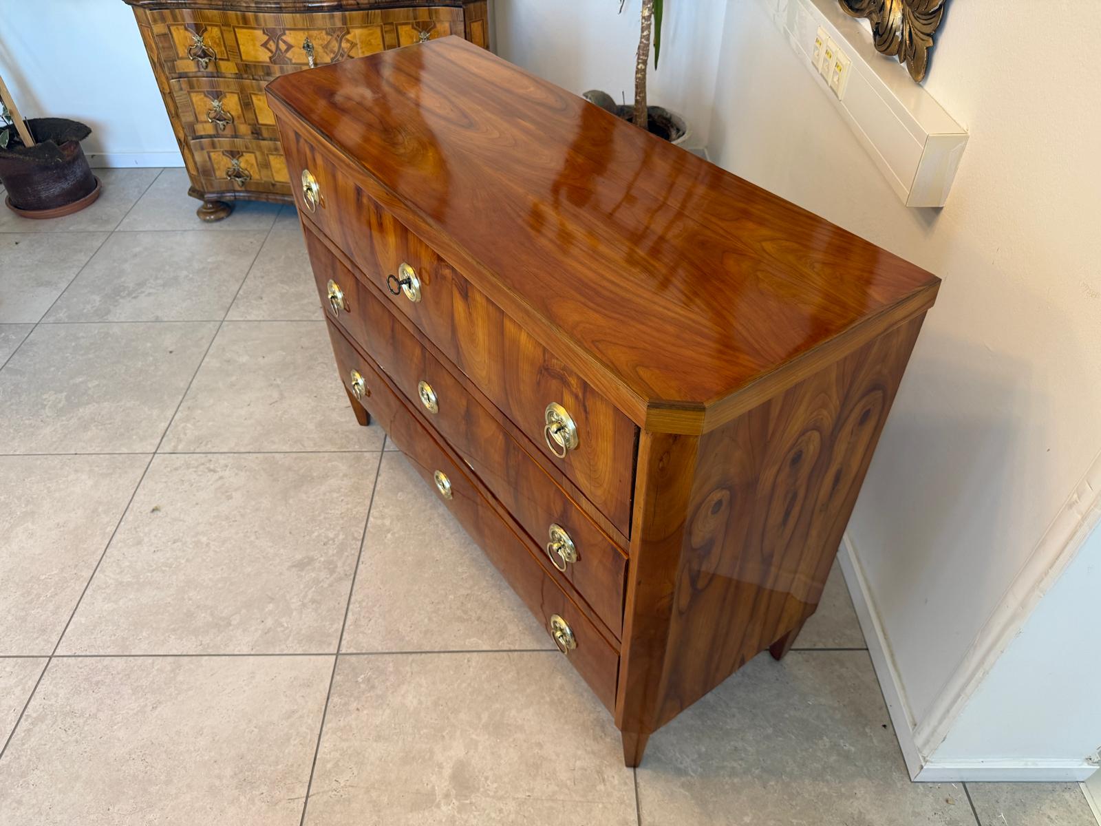 Restaurierte Biedermeier Kommode Kirschholz SALE D2765