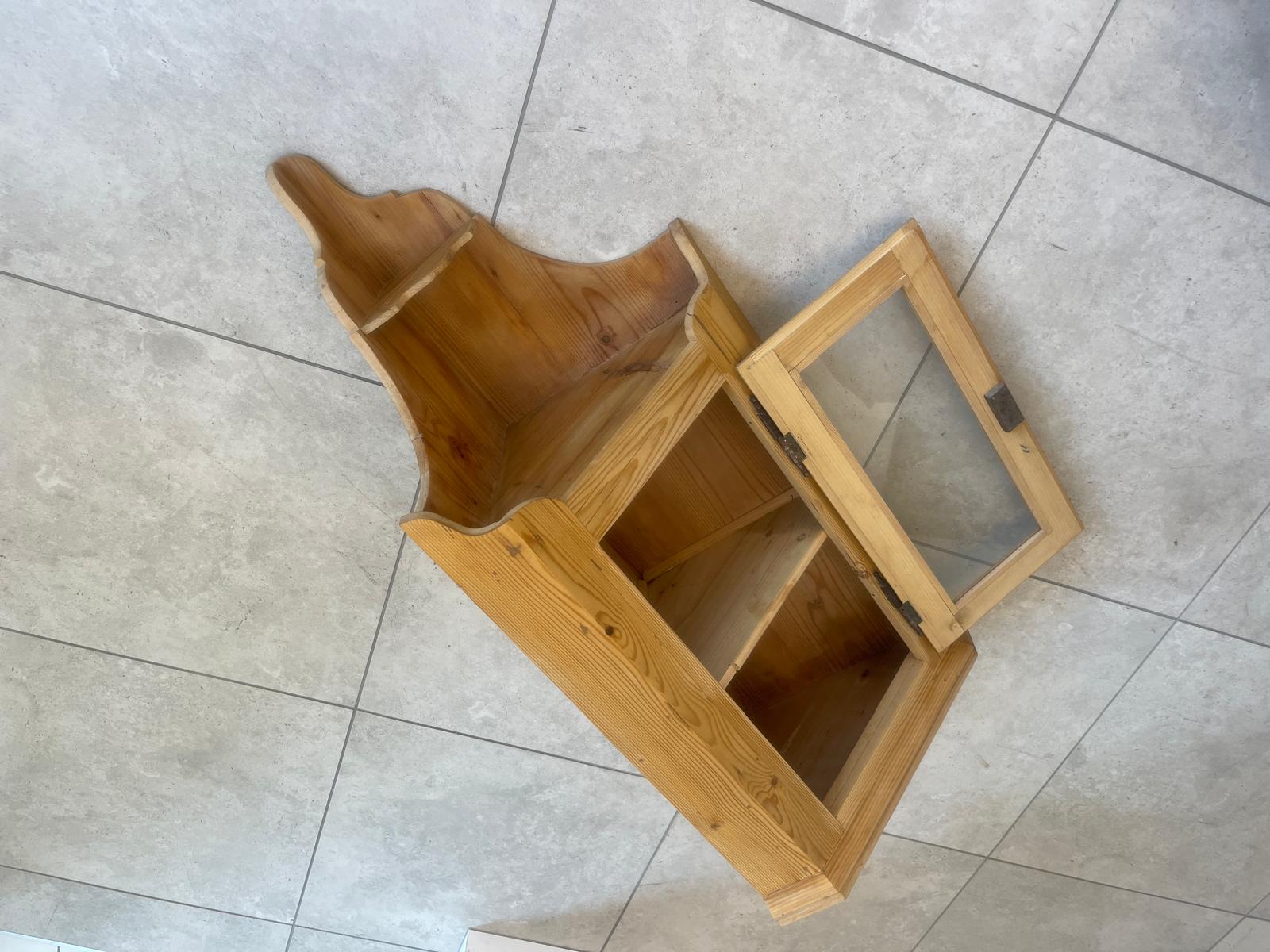 Bäuerliches Eckkasterl Bauernkasterl Eckregal Biedermeier Möbel G1597