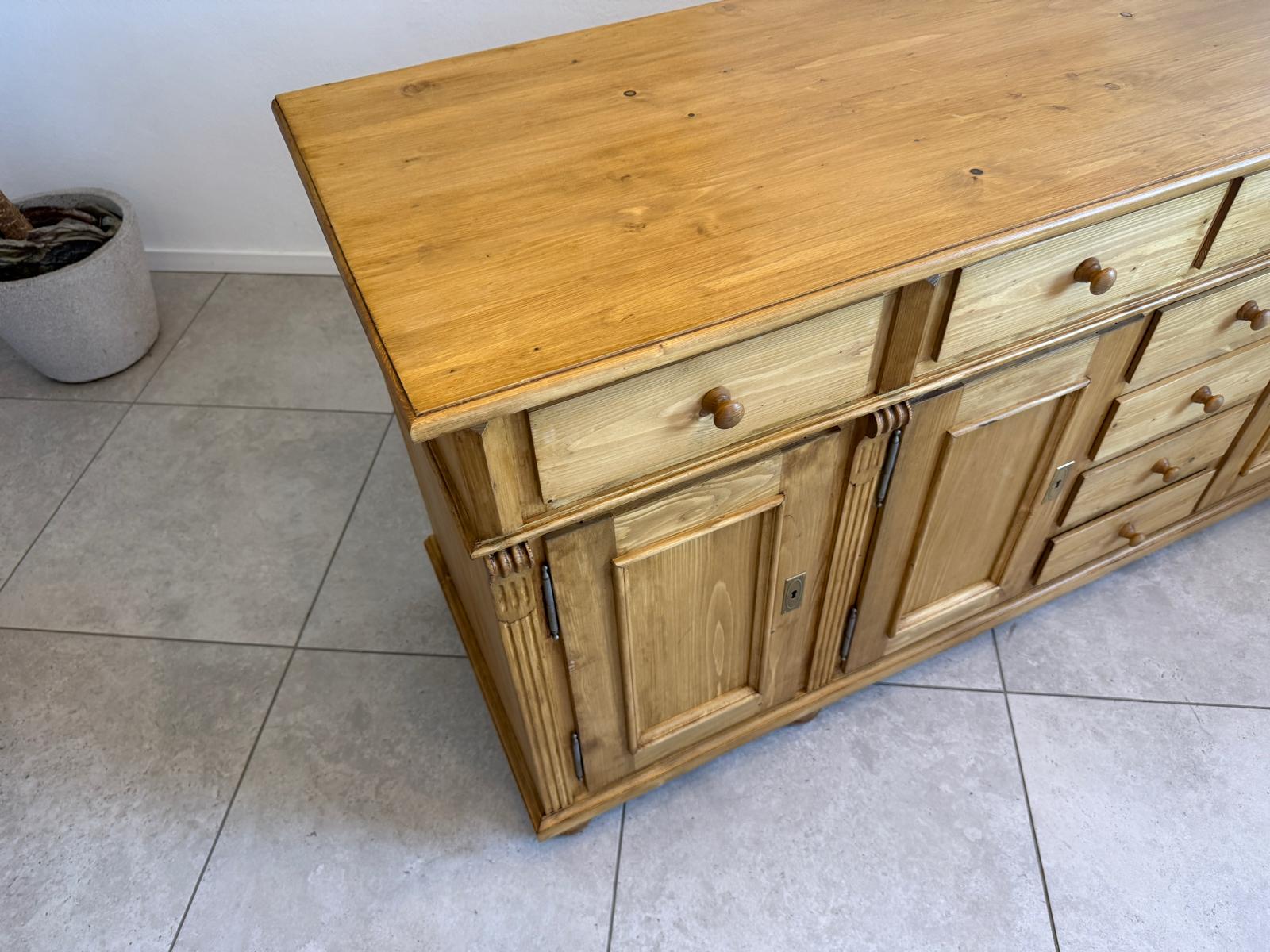 Gründerzeit Stil Apothekenschrank 9 Ladenkommode Bauernmöbel D2859