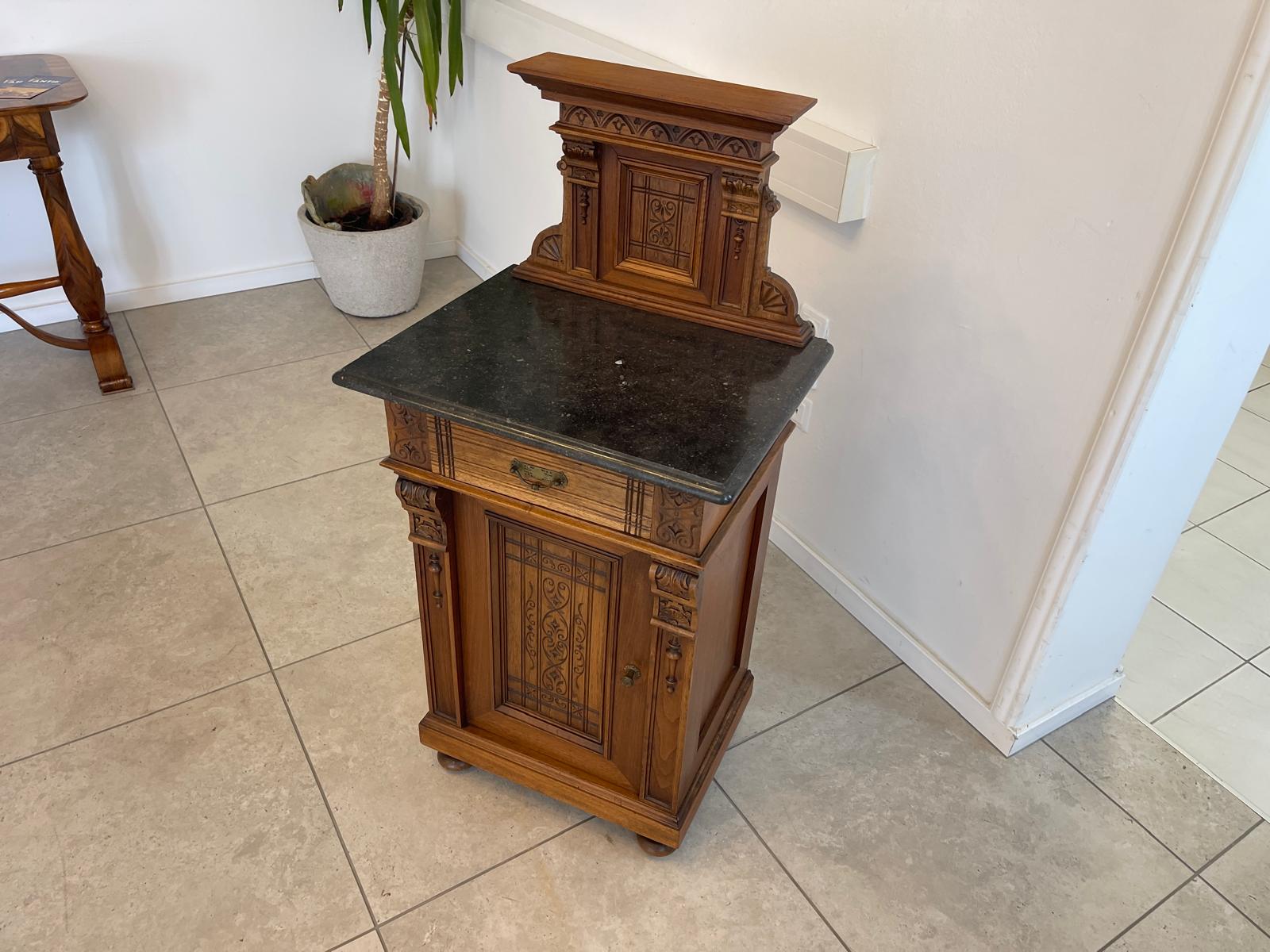 Originales Gründerzeit Historismus Nachtkasterl Anrichte Antiquität G1349