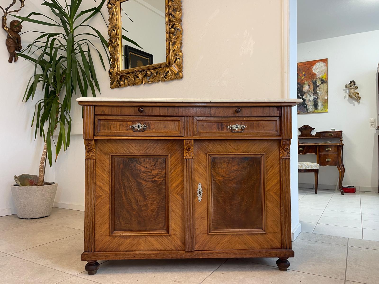 Originale Gründerzeit Anrichte Schrank Vertiko Antiquität G1340