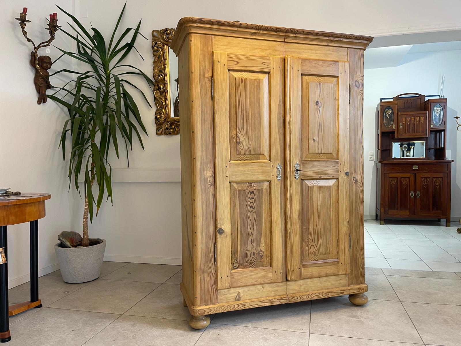 Sale Restaurierter Traum Biedermeier Bauernschrank Naturholzschrank G1257