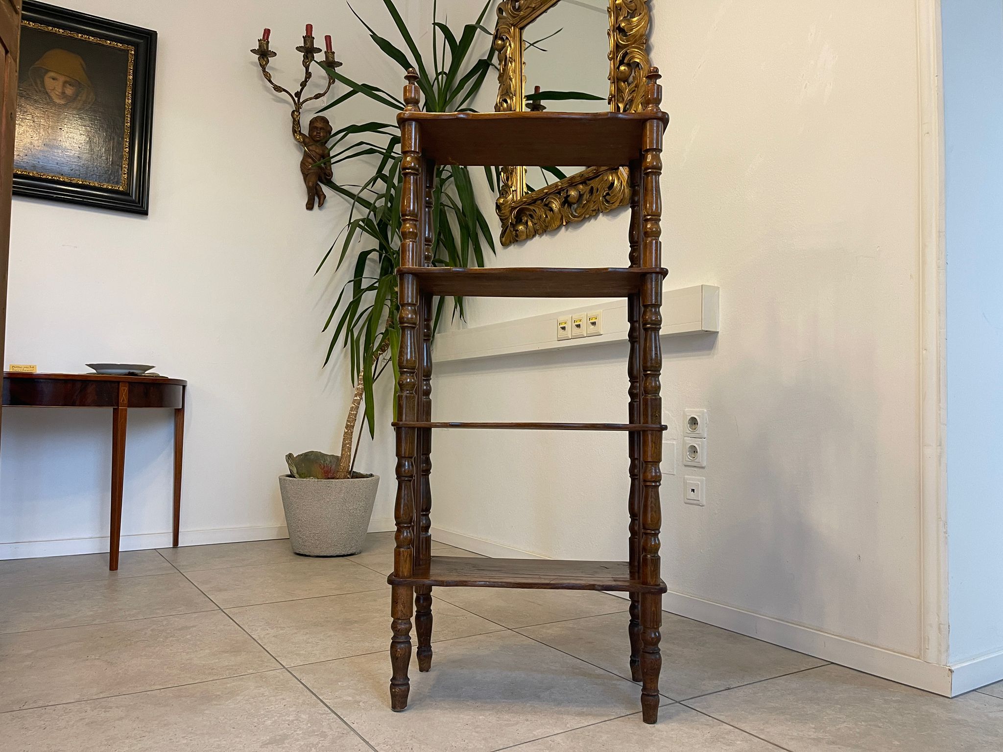 39d05445-e315-4b67-94f2-efe05d44dee8 Originale Historismus Etagere Stellage Ablage A5128